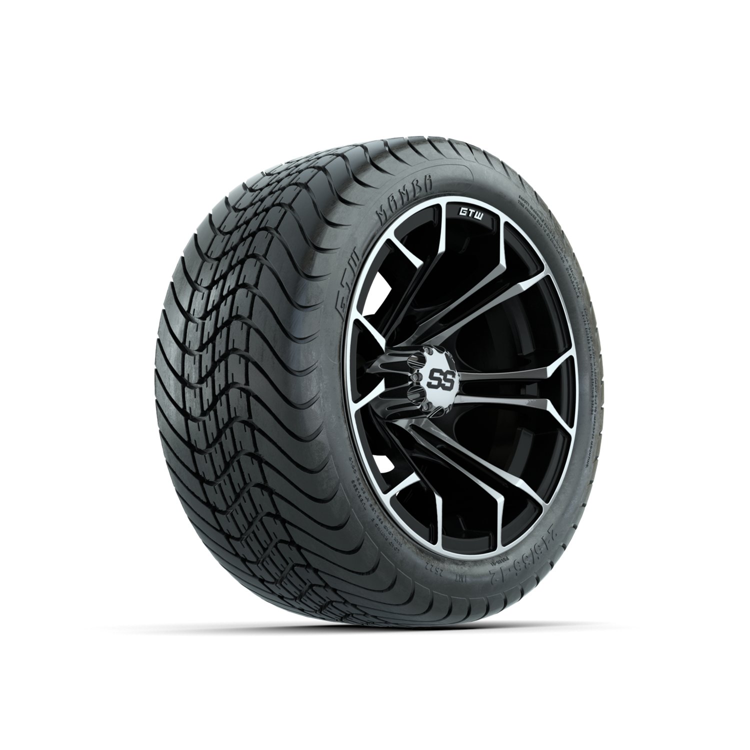A19-378 Spyder / Machined & Black / Mamba