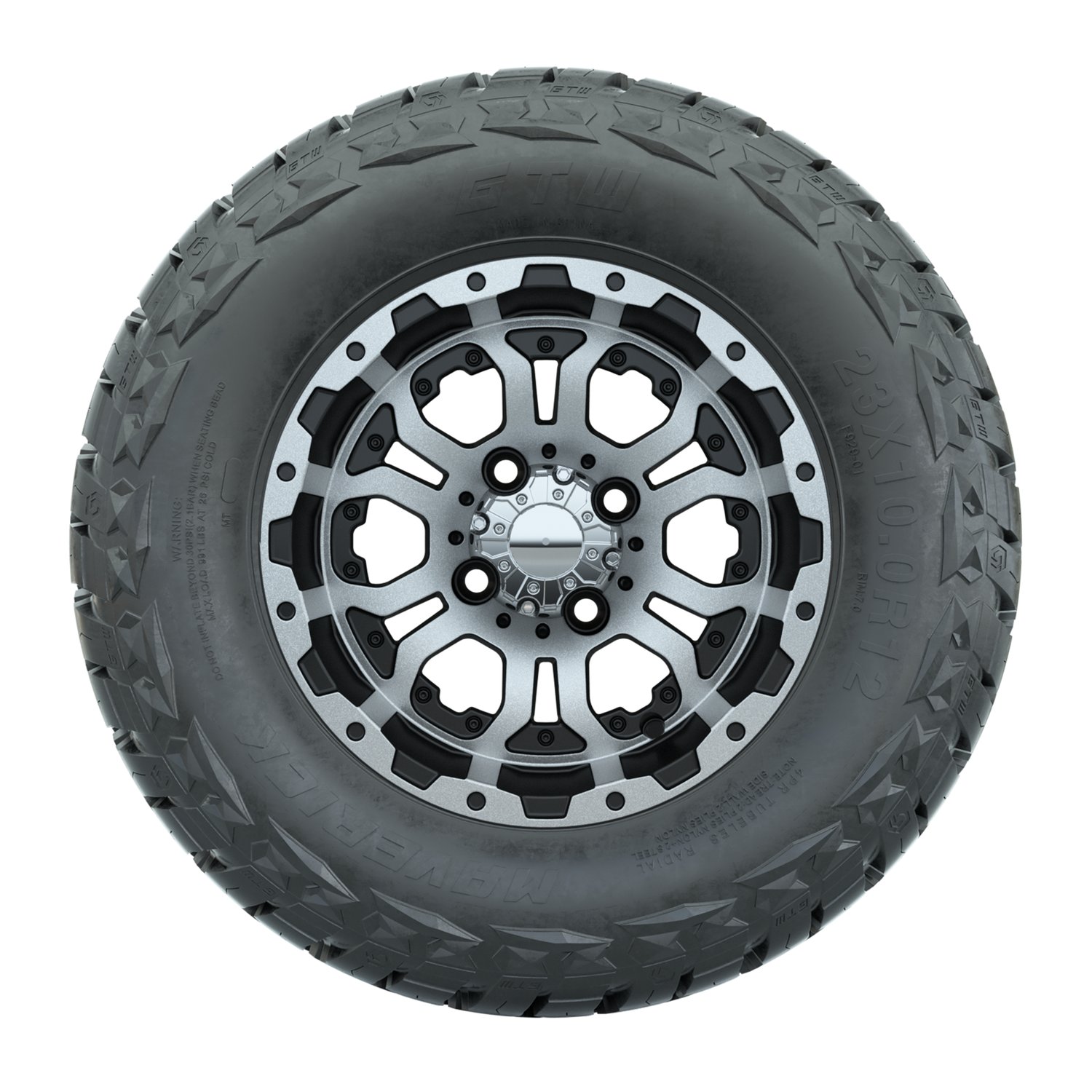 20-087 A19-1346 Omega / Machined & Black / Maverick 23"