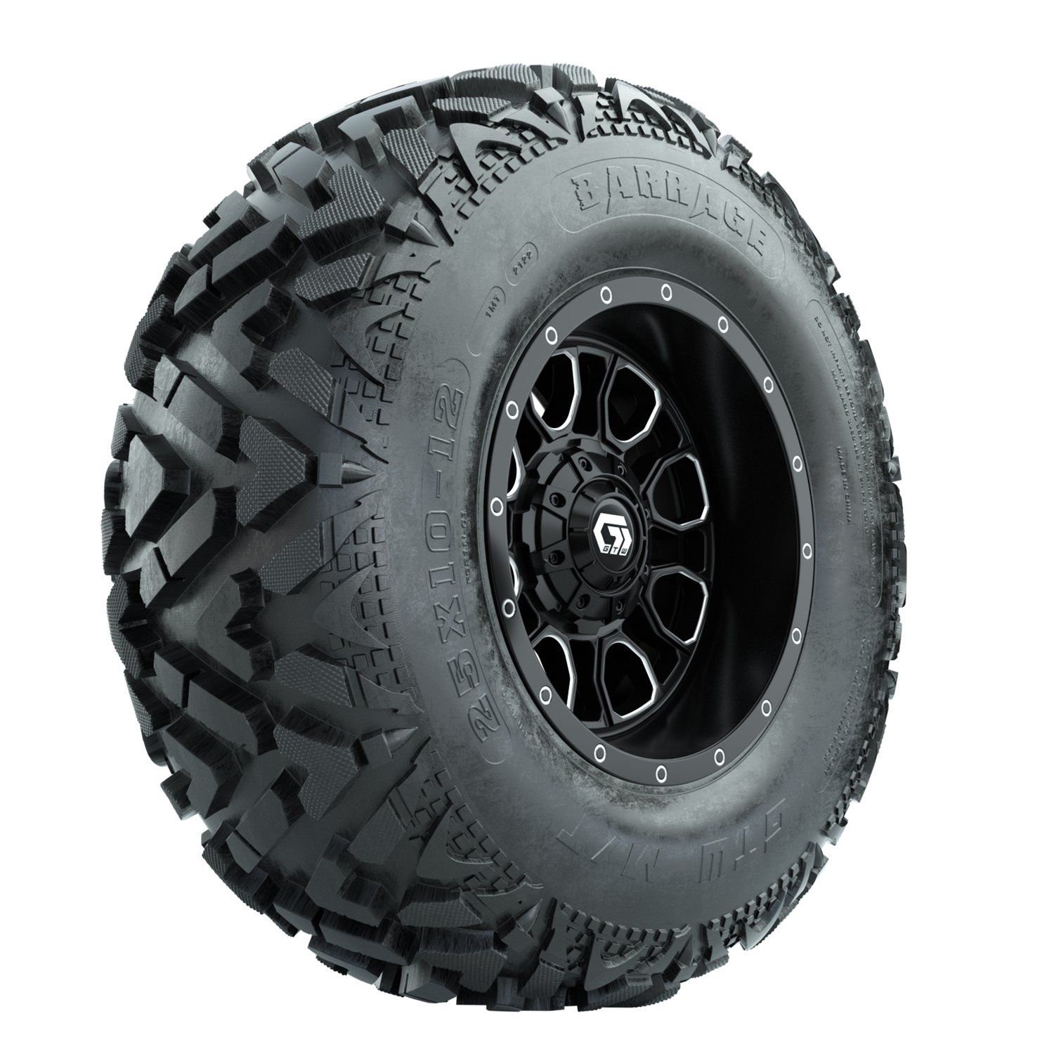 A19-1711 Volt / Machined & Black / Barrage