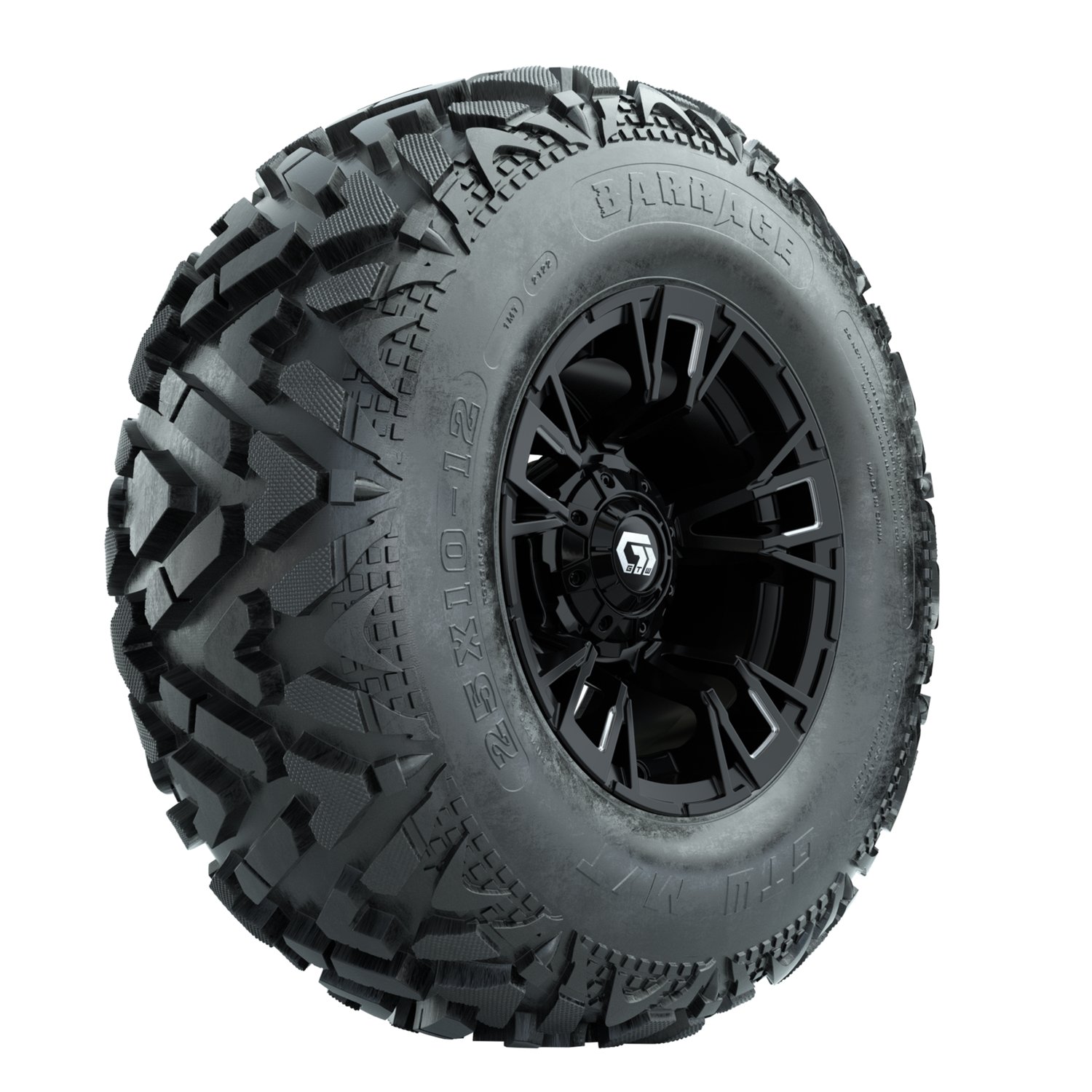 A19-2135 Vandal / Matte Black & Machined / Barrage