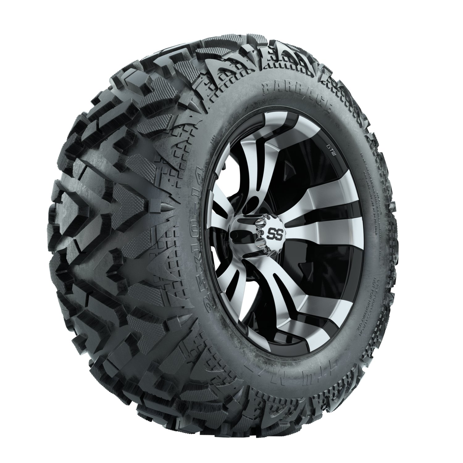 A19-2305 Vampire / Machined & Black / Barrage