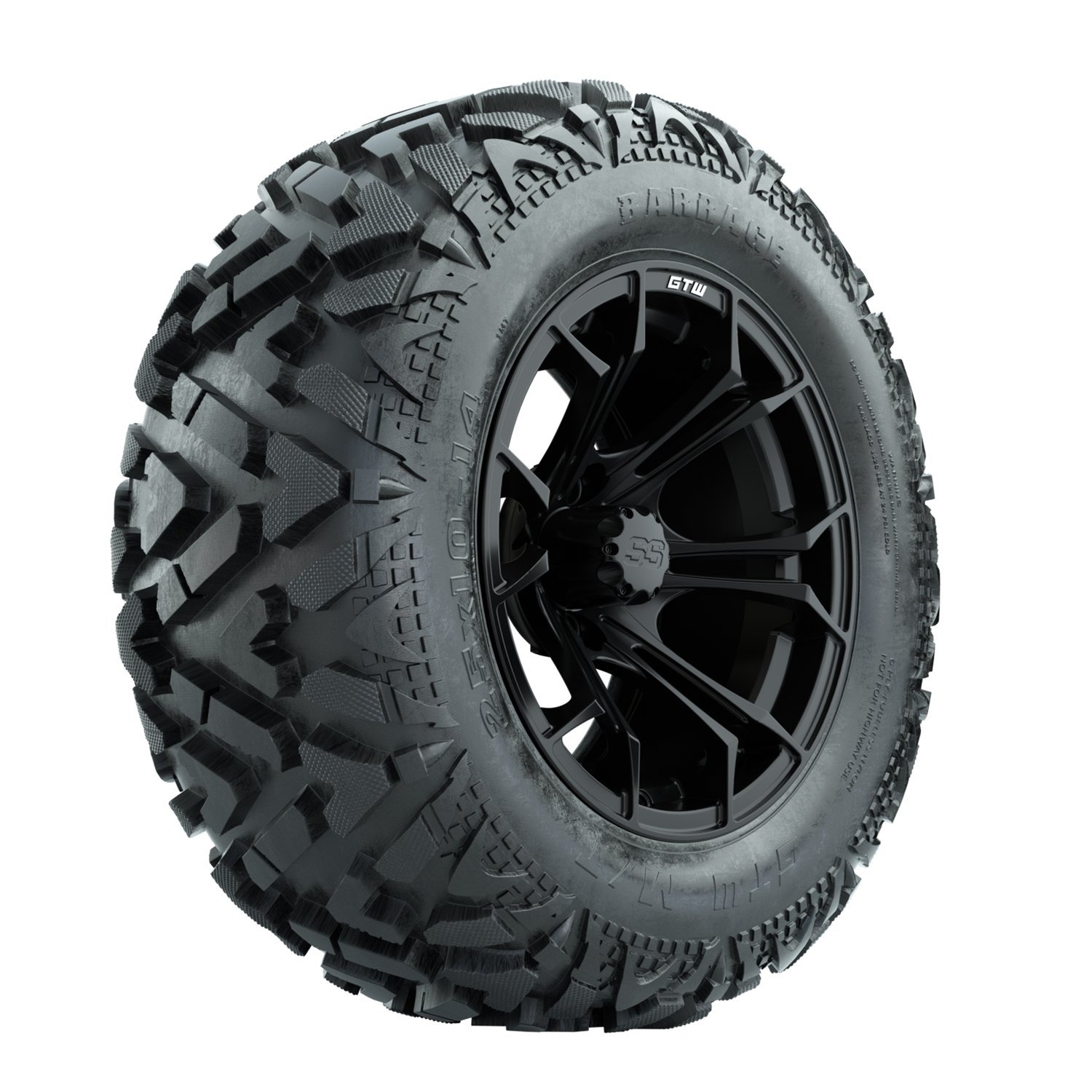 A19-2478 Spyder / Matte Black / Barrage