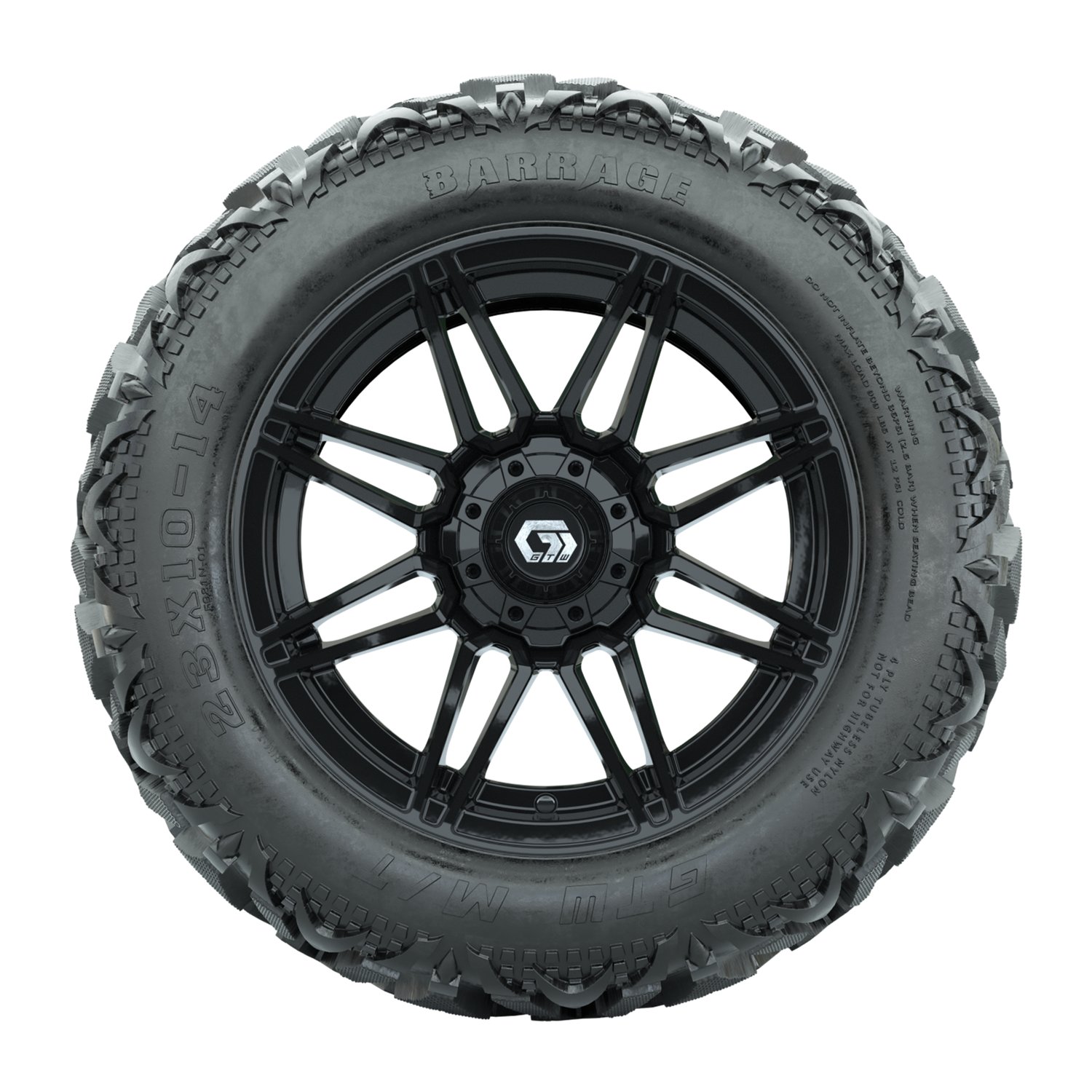 19-411 A19-2547 Stealth / Gloss Black / Barrage