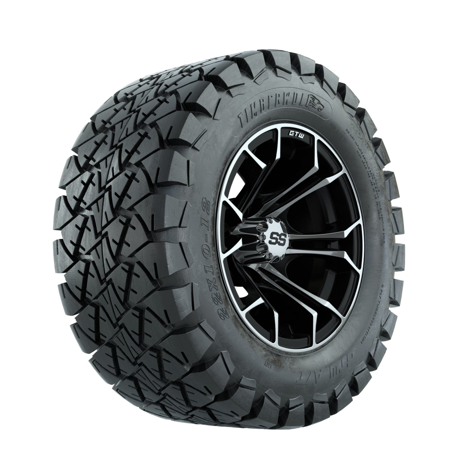 A19-376 Spyder / Machined & Black / Timberwolf
