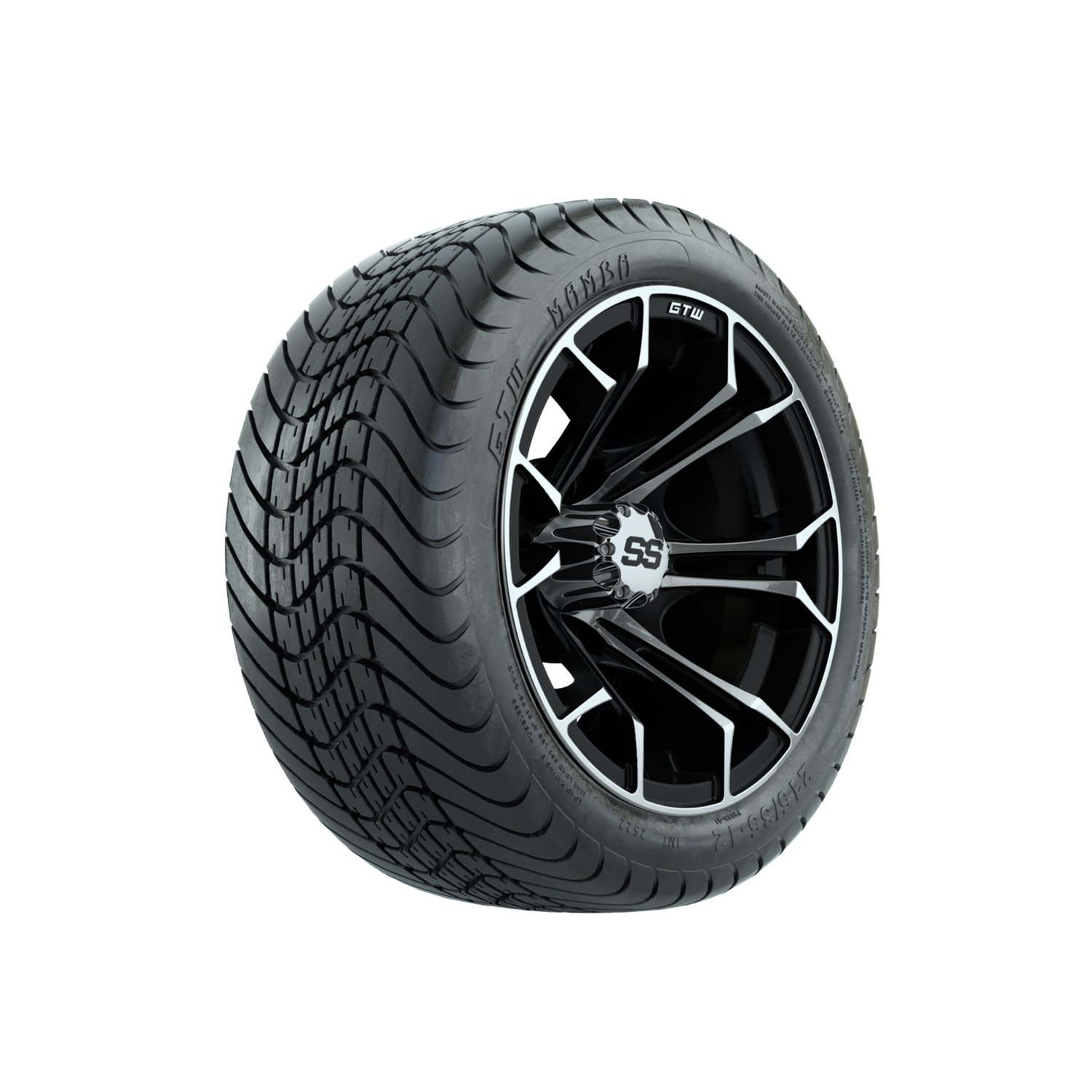 A19-378 Spyder / Machined & Black / Mamba