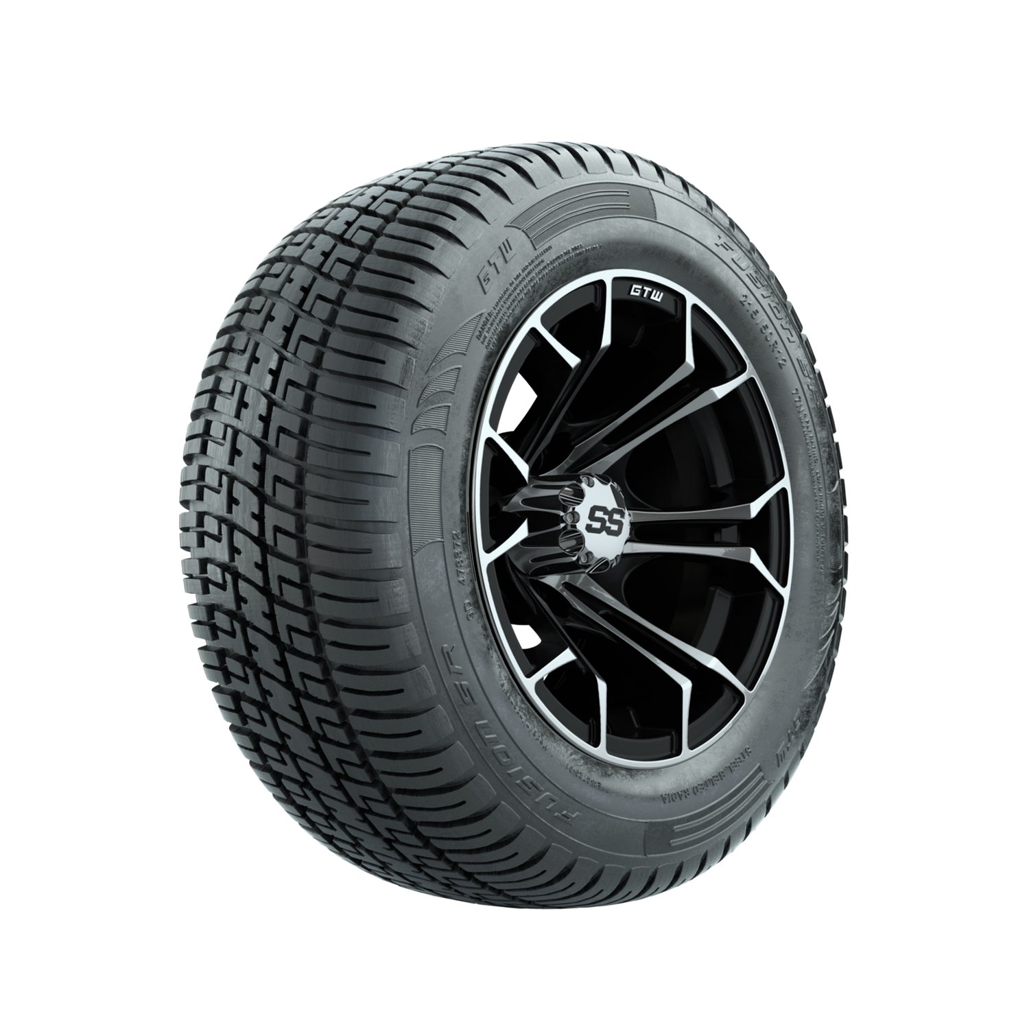 A19-453 Spyder / Machined & Black / Fusion SR