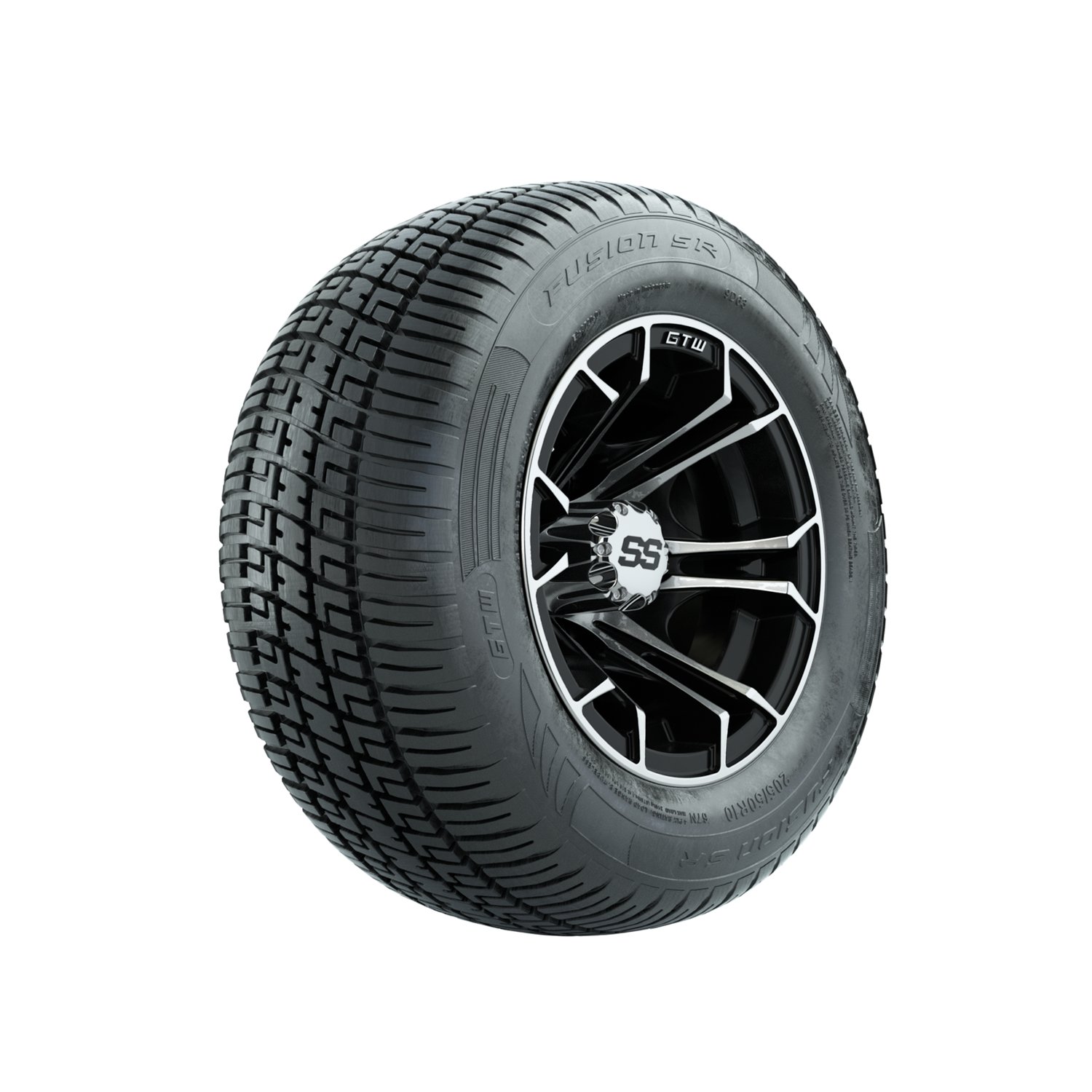 A19-1108 Spyder / Machined & Black / Fusion SR