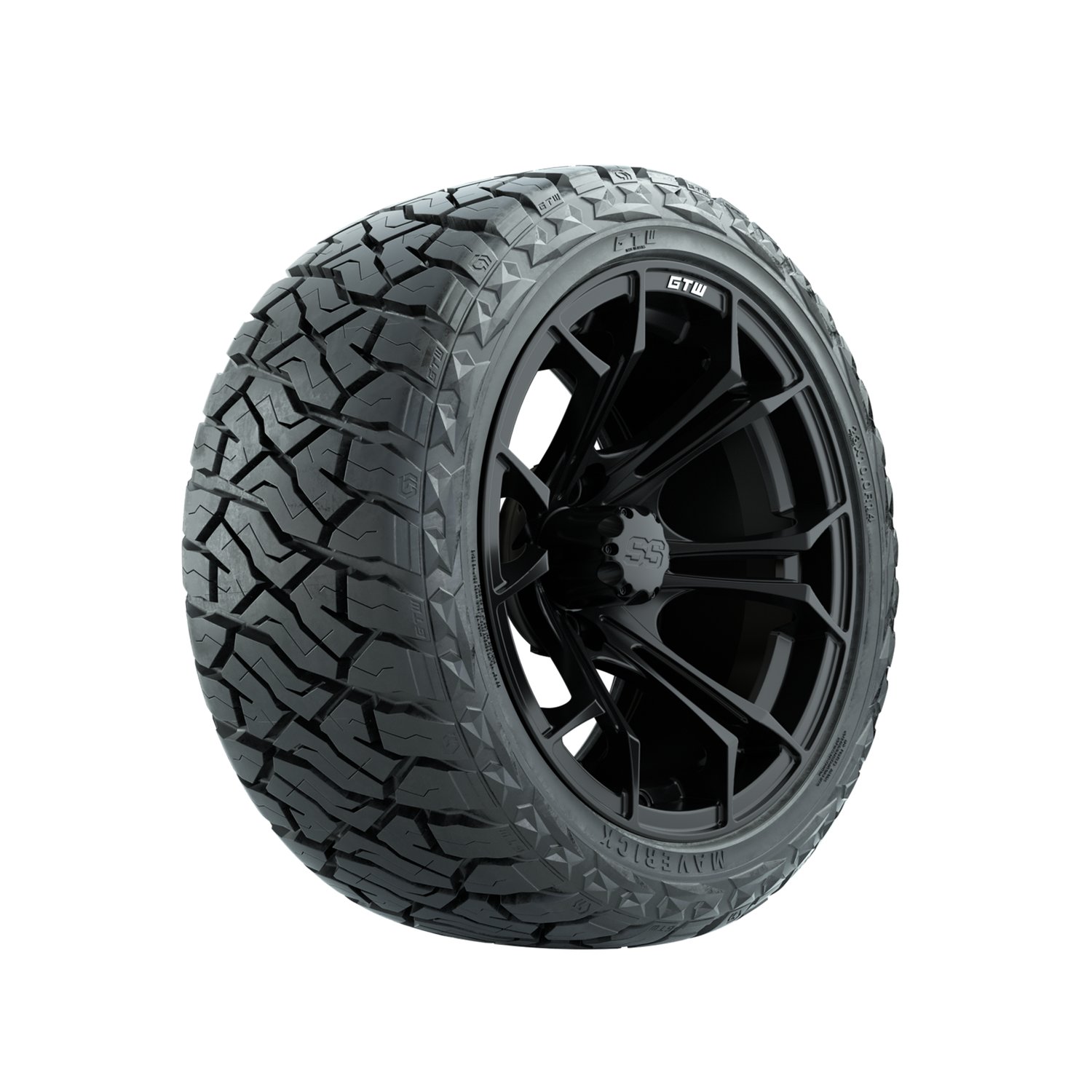A19-1365 Spyder / Matte Black / Maverick 23"