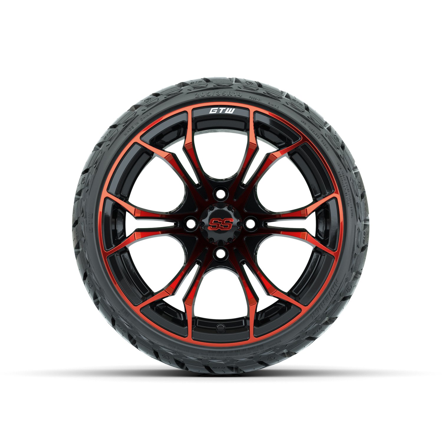 19-222 A19-1467 Spyder / Red & Black / Maverick Lo Pro