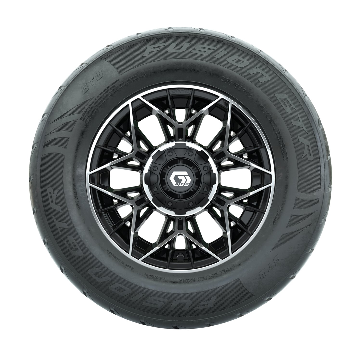 19-314 A19-1665 Stellar / Machined & Black / Fusion GTR