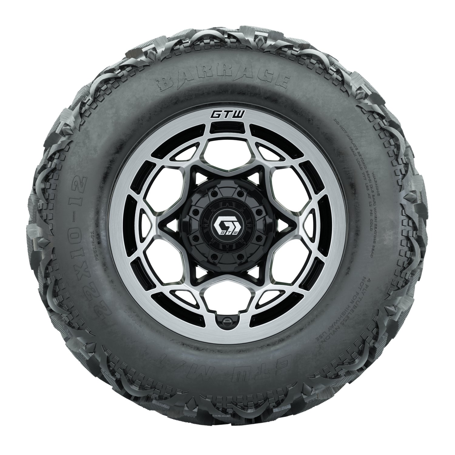 19-391 A19-1852 Nexus / Silver & Gloss Black / Barrage