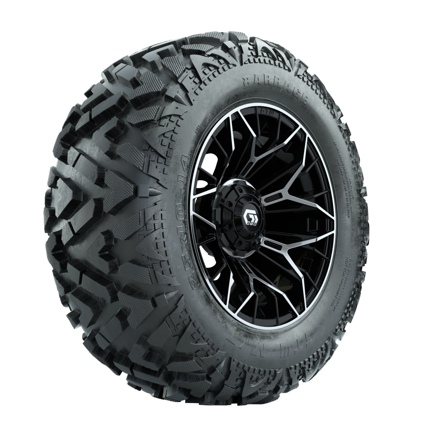 A19-2228 Stellar / Machined & Black / Barrage