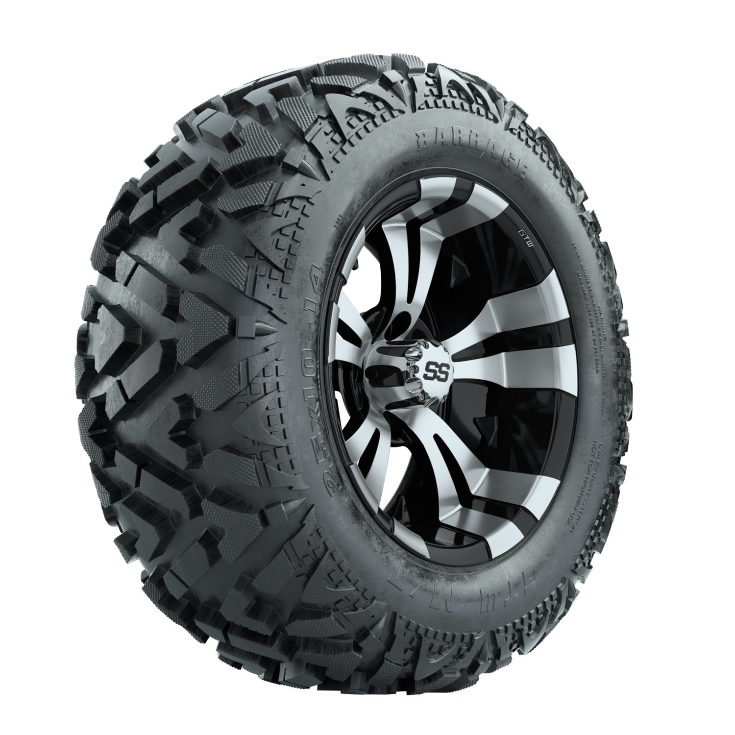 A19-2305 Vampire / Machined & Black / Barrage