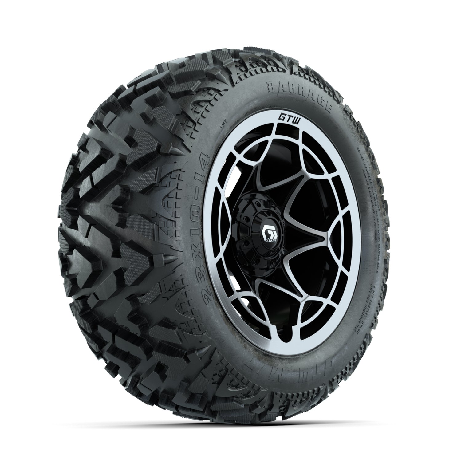19-392 A19-2329 Nexus / Silver & Gloss Black / Barrage