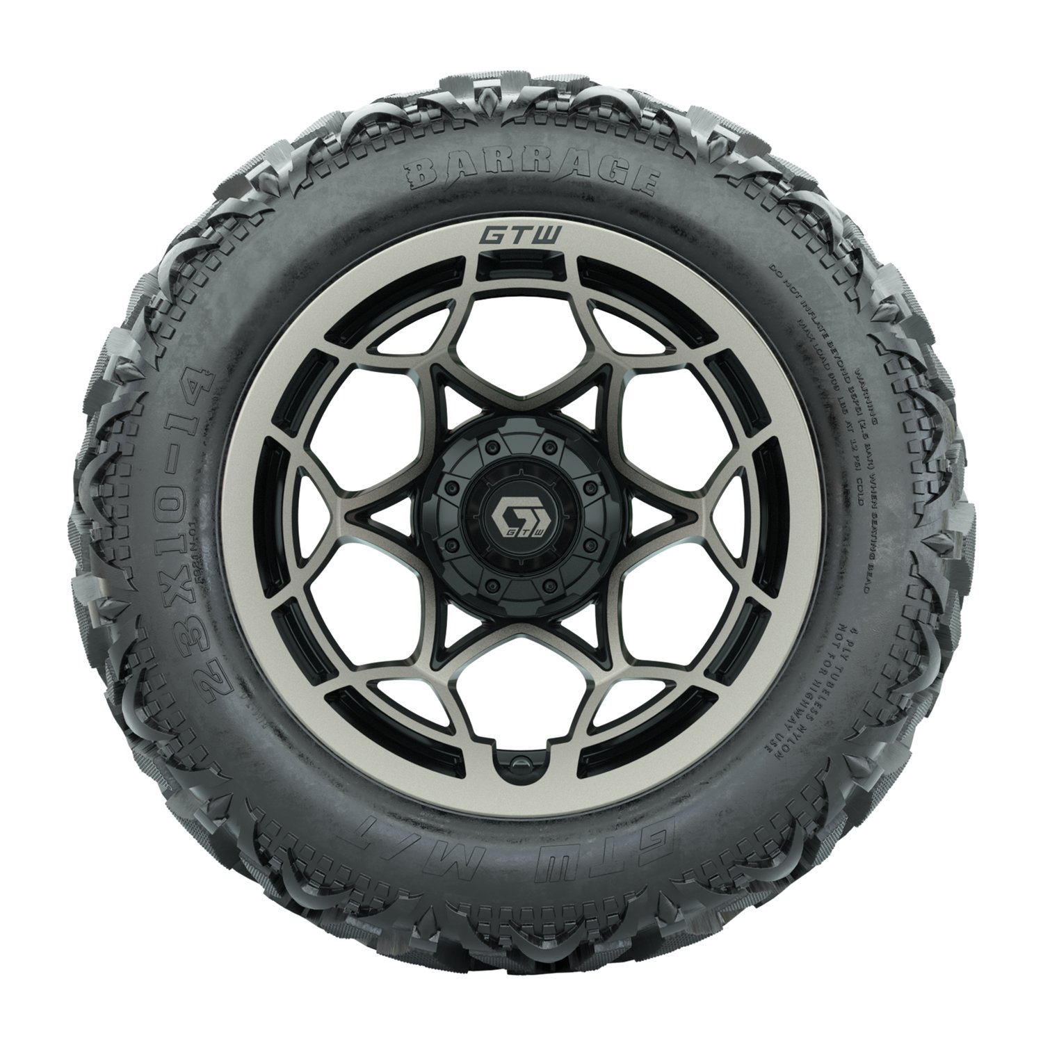 19-394 A19-2338 Nexus / Satin Bronze & Gloss Black / Barrage