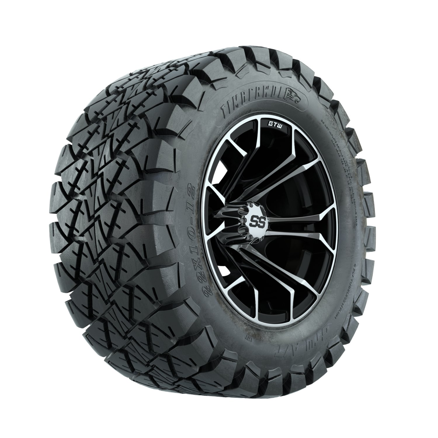 A19-376 Spyder / Machined & Black / Timberwolf