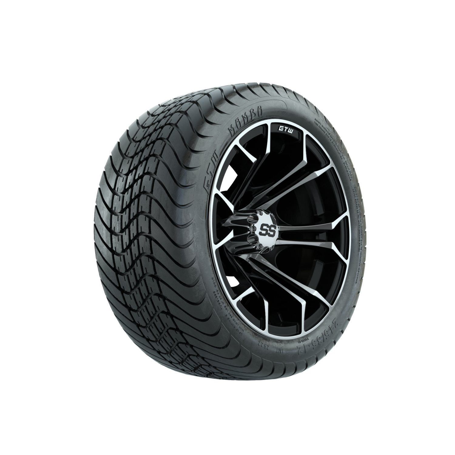 A19-378 Spyder / Machined & Black / Mamba