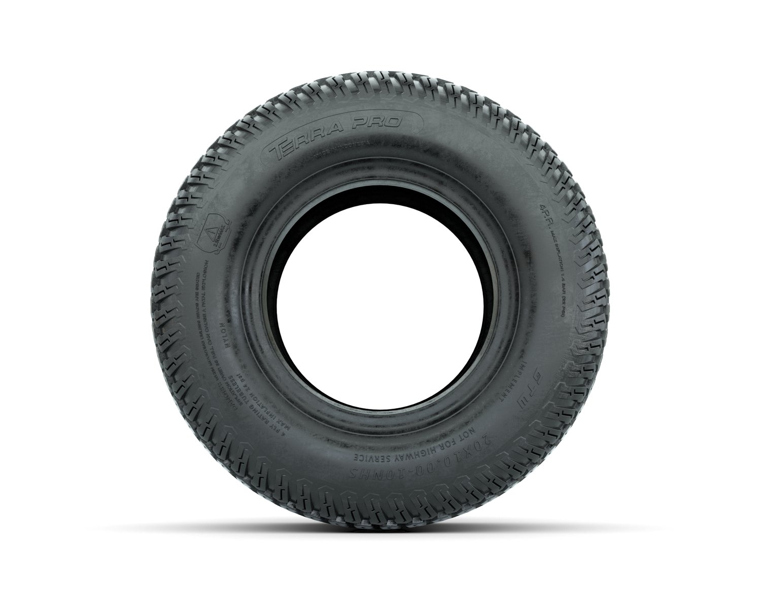 20-046 20X10-10 4PR GTW S-PATTERN TERRA PRO profile mounted