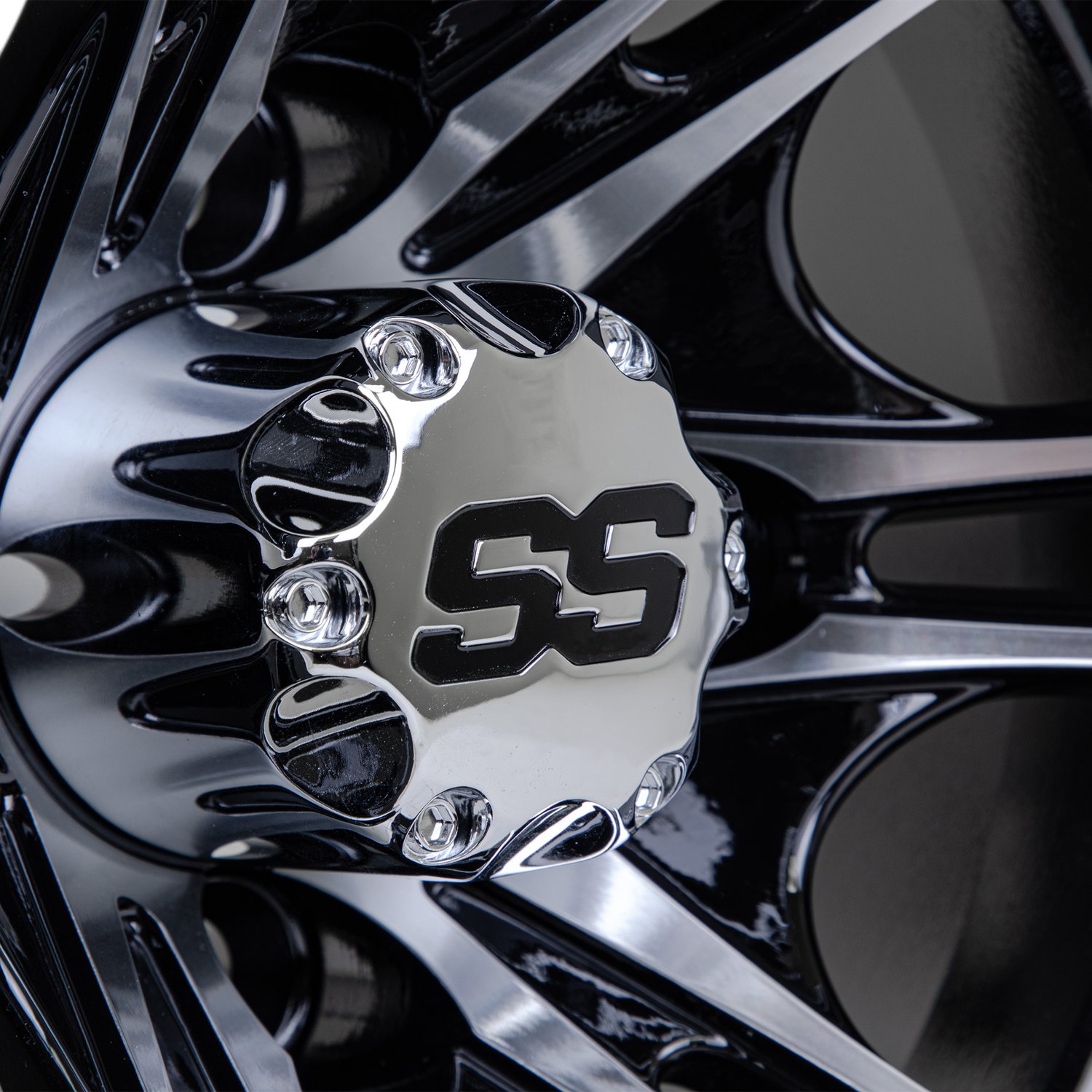 19-384 10" Spyder Wheel - Machined Black