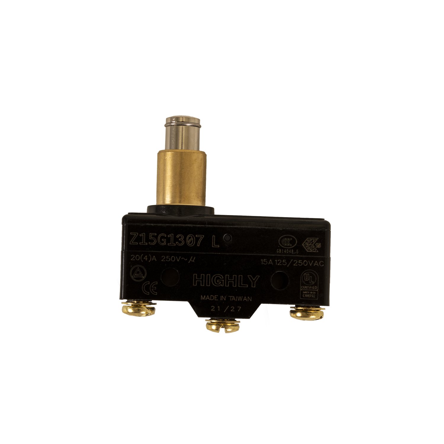 730 3-Terminal Plunger-Style Micro-Switch (Years Select Club Car : E-Z-GO Models