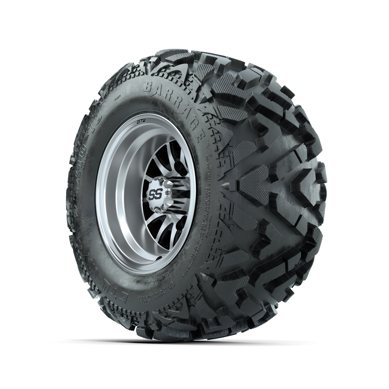 A19-1539 Medusa / Machined & Black / Barrage