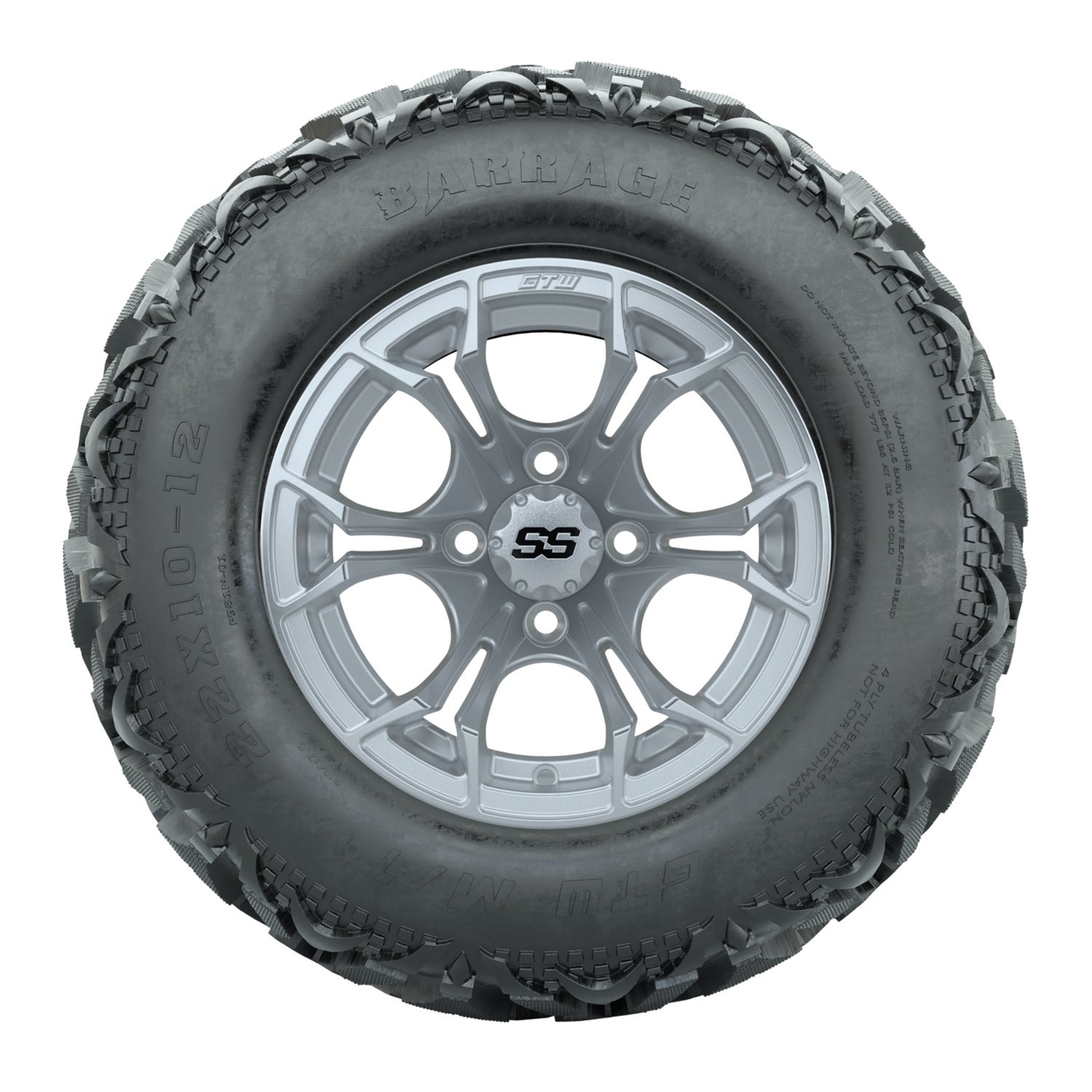 19-351 A19-1770 Spyder / Silver / Barrage