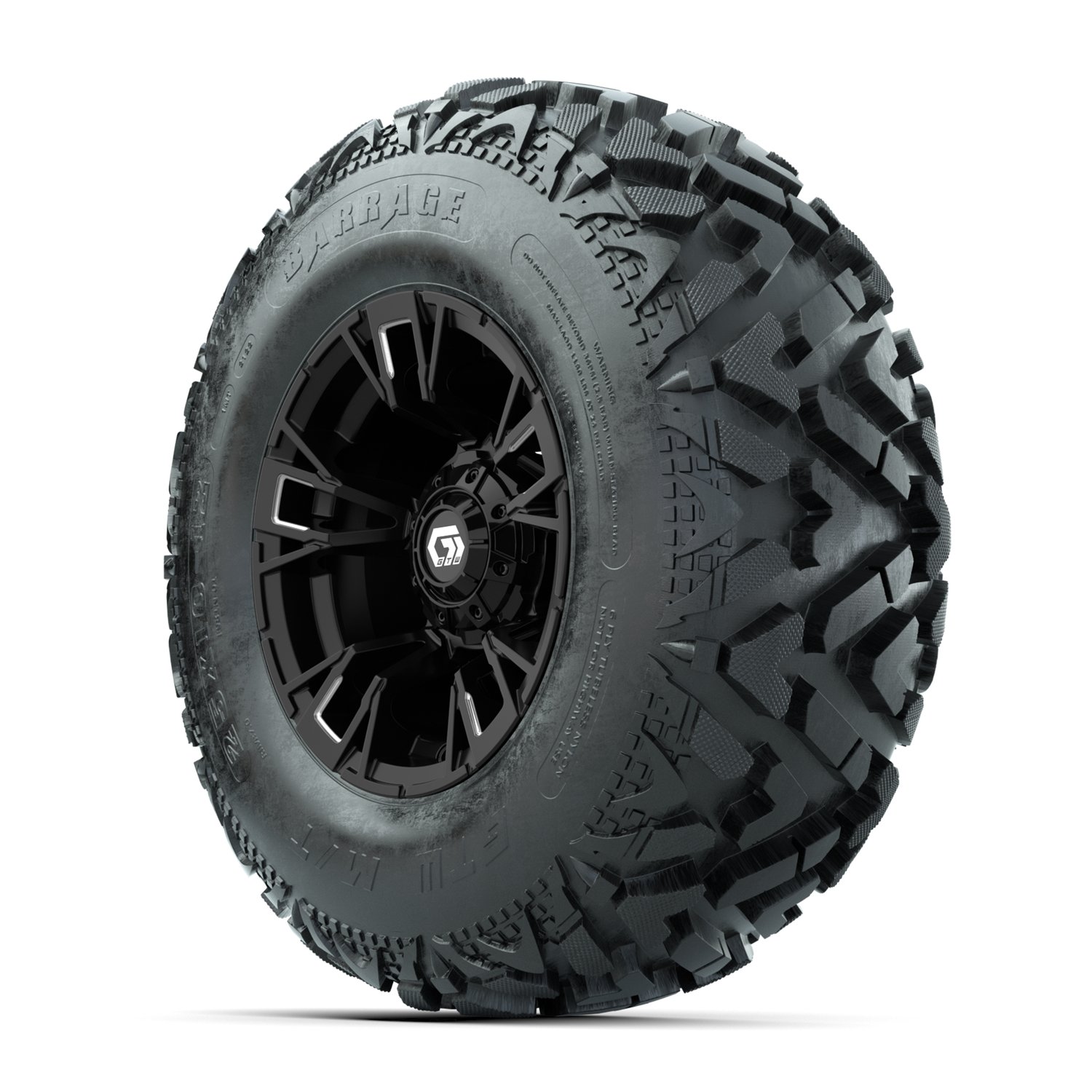 A19-2135 Vandal / Matte Black & Machined / Barrage