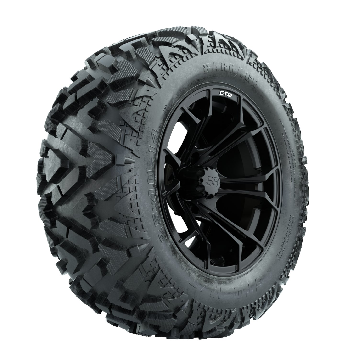 A19-2478 Spyder / Matte Black / Barrage