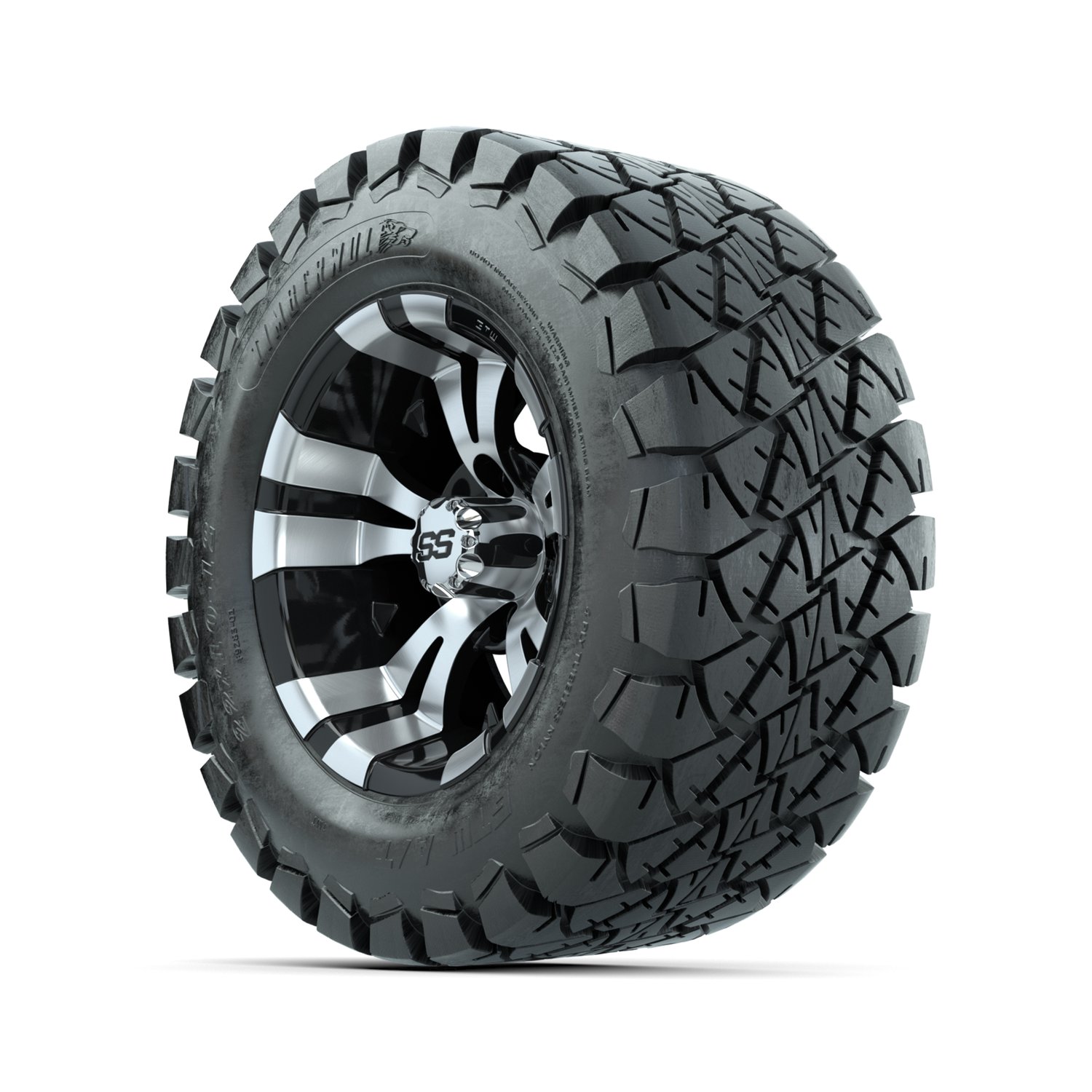 A19-371 Vampire / Machined & Black / Timberwolf