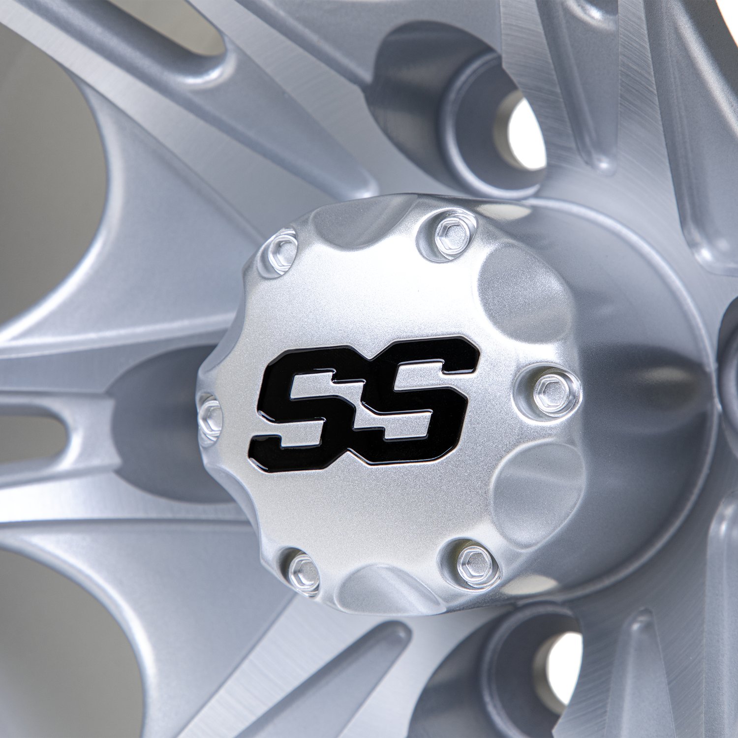 19-382 10" Spyder Wheels - Matte Silver