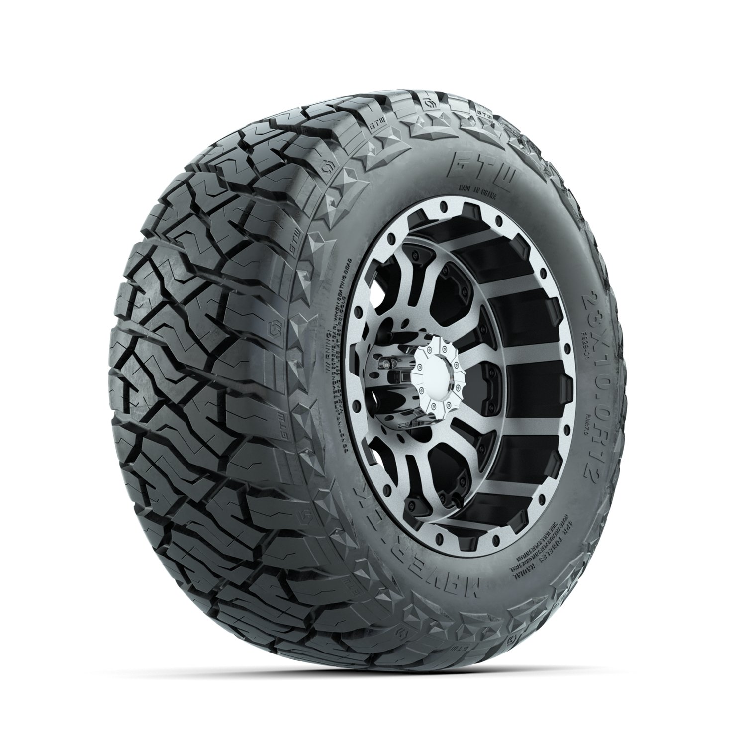 20-087 A19-1346 Omega / Machined & Black / Maverick 23"