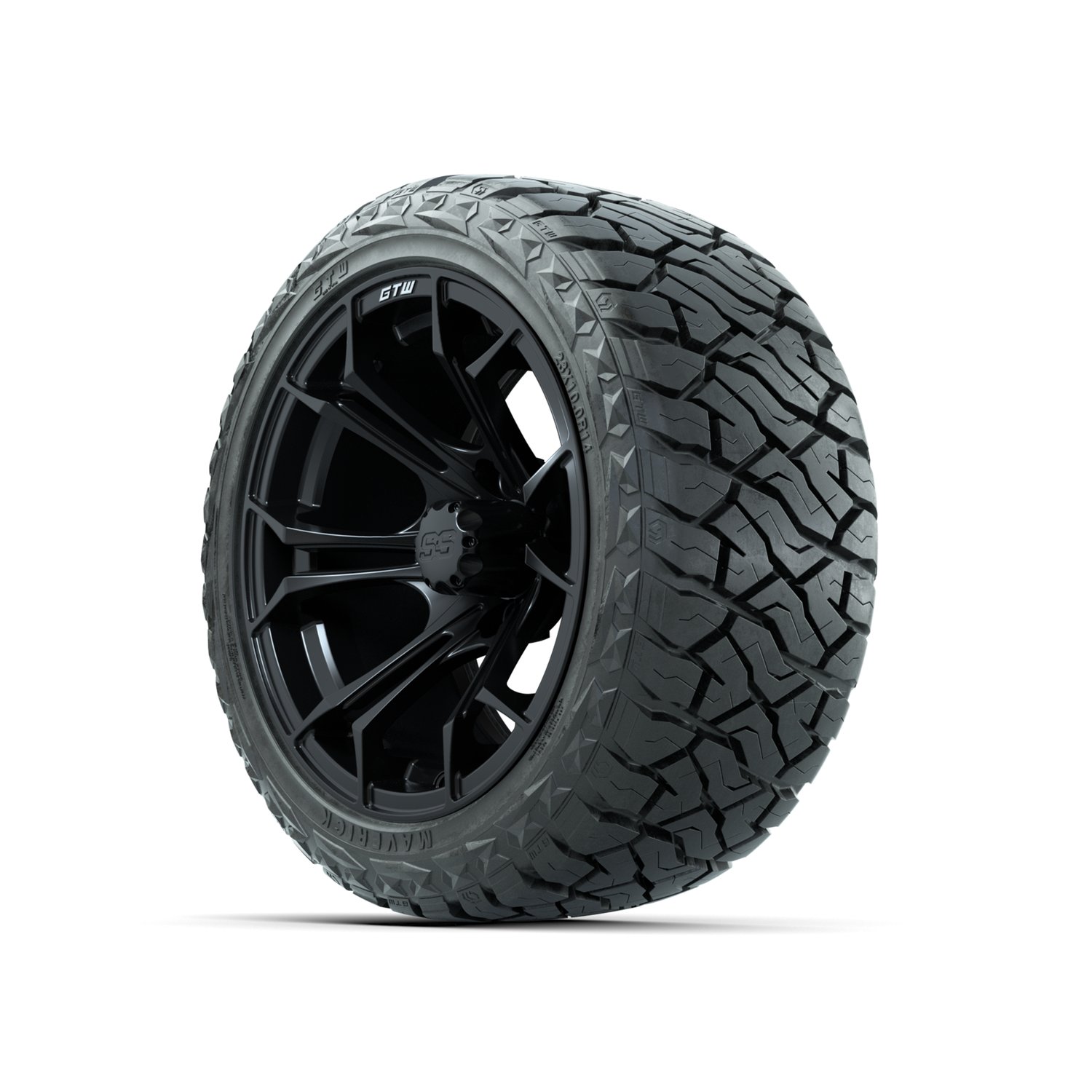A19-1365 Spyder / Matte Black / Maverick 23"
