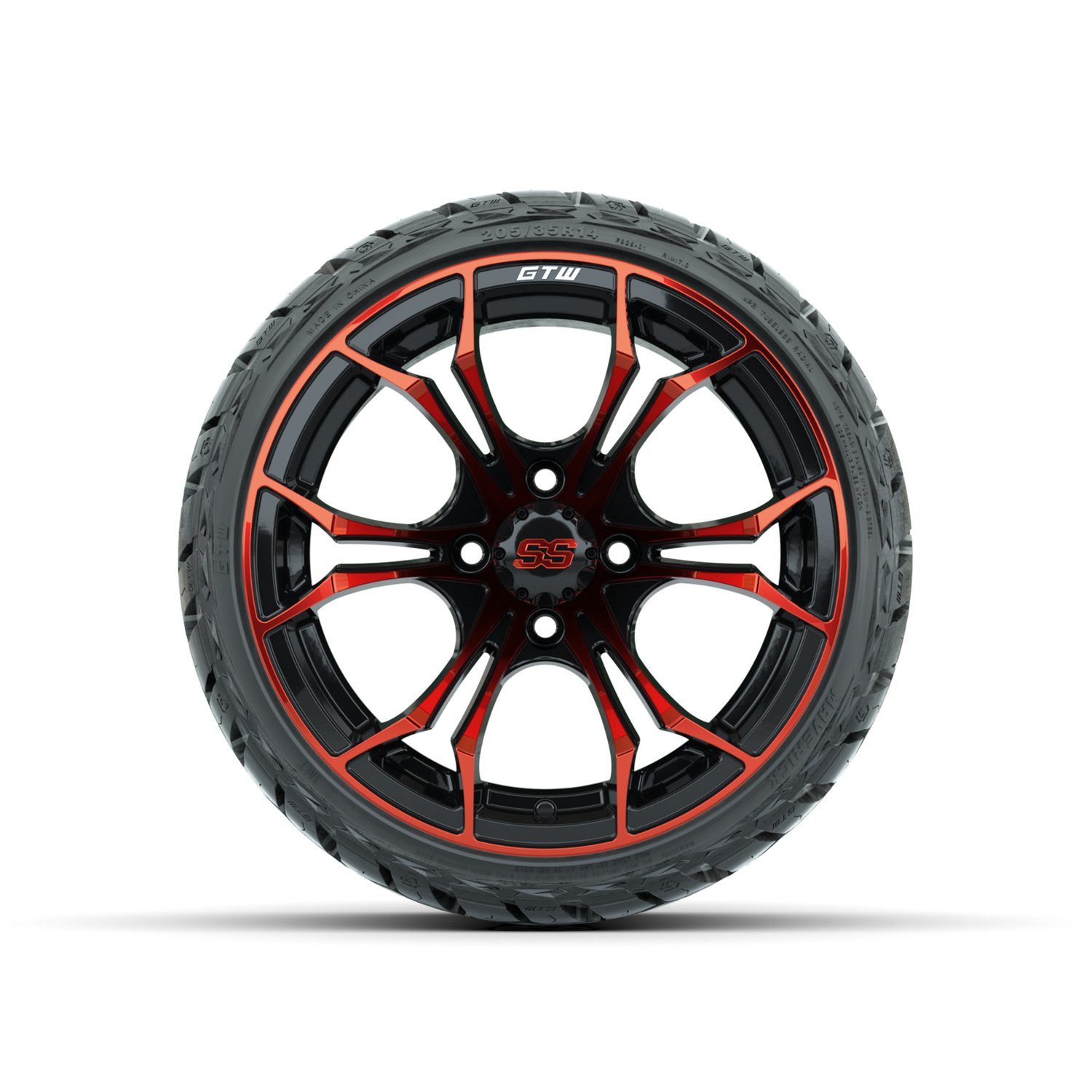19-222 A19-1467 Spyder / Red & Black / Maverick Lo Pro