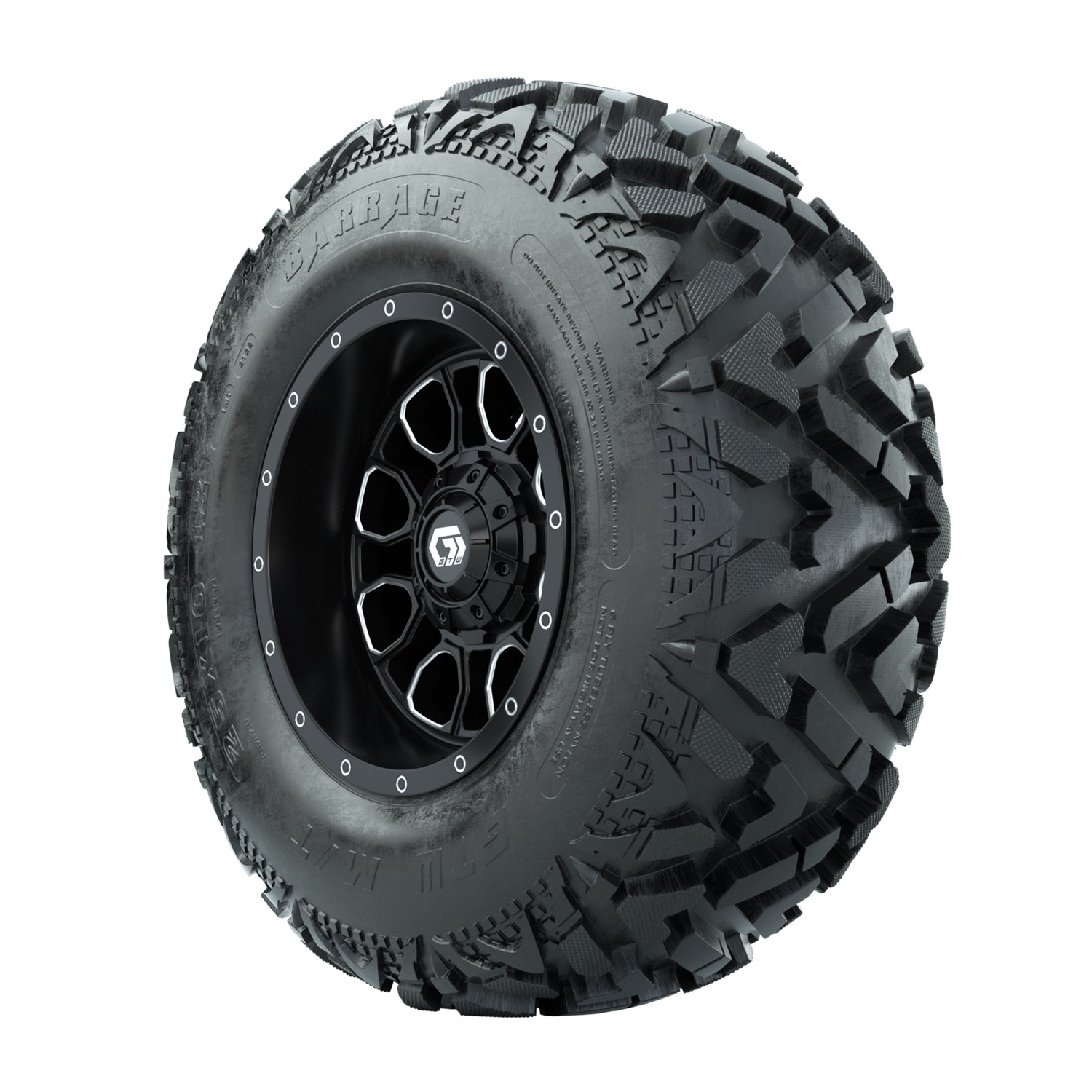 A19-1711 Volt / Machined & Black / Barrage