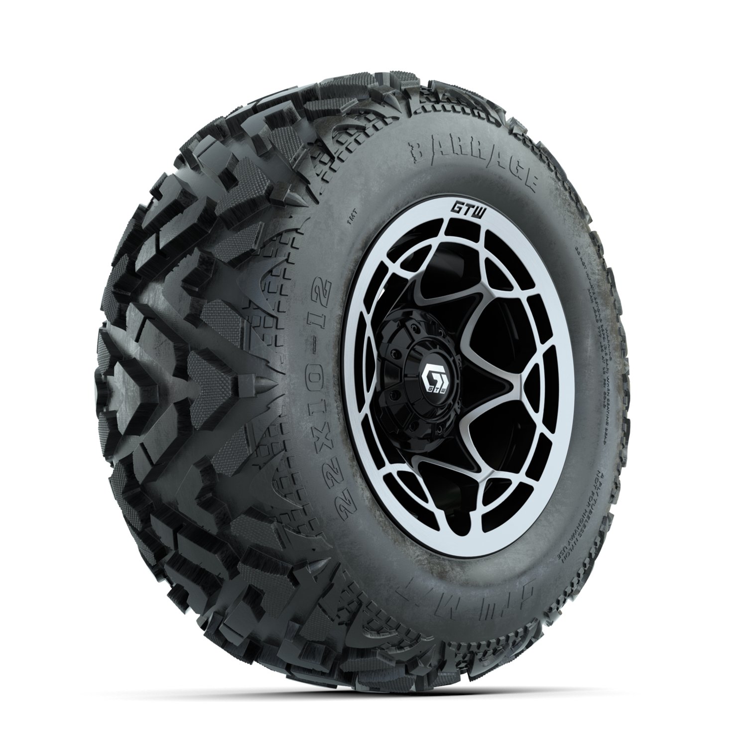 19-391 A19-1852 Nexus / Silver & Gloss Black / Barrage