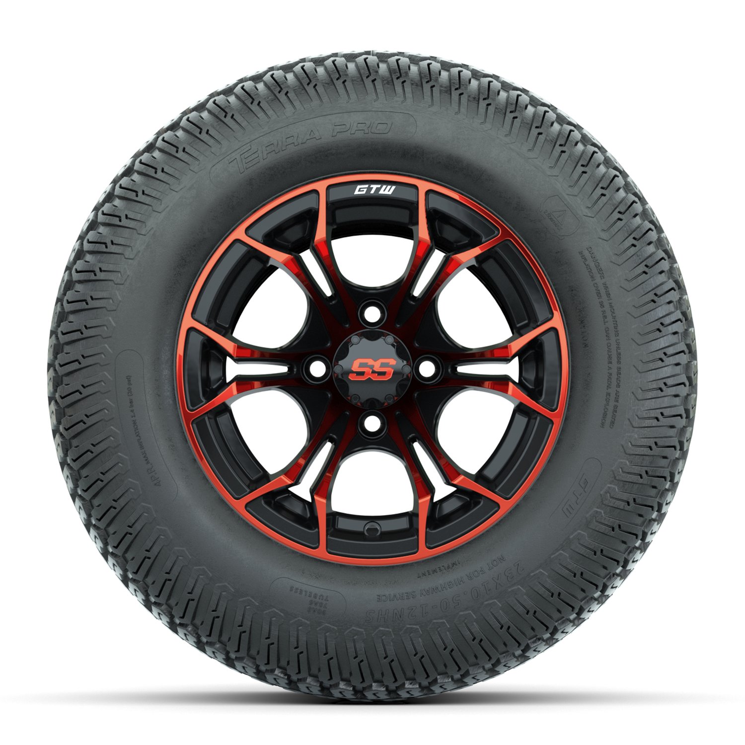 19-219 A19-2180 Spyder / Red & Black / Terra Pro