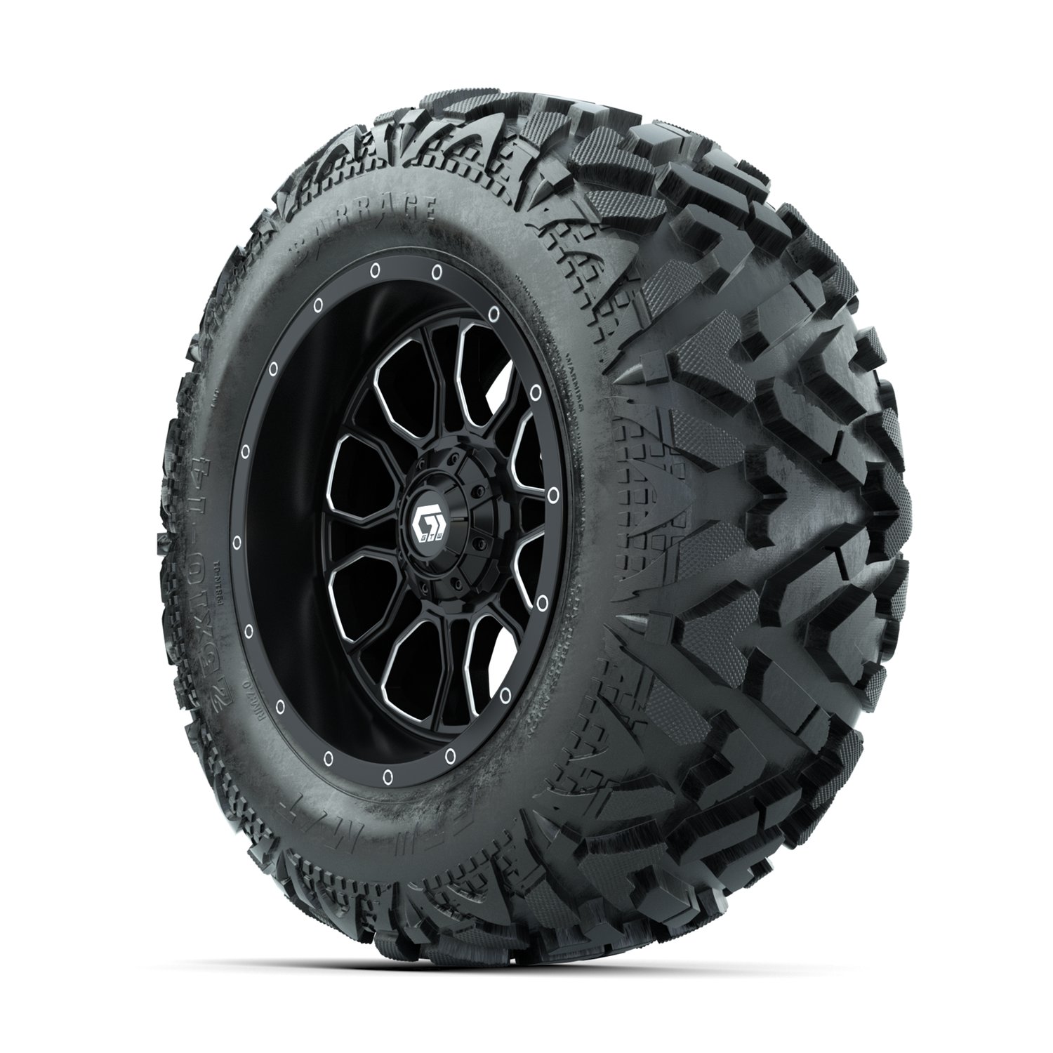 A19-2247 Volt / Matte Black & Machined / Barrage