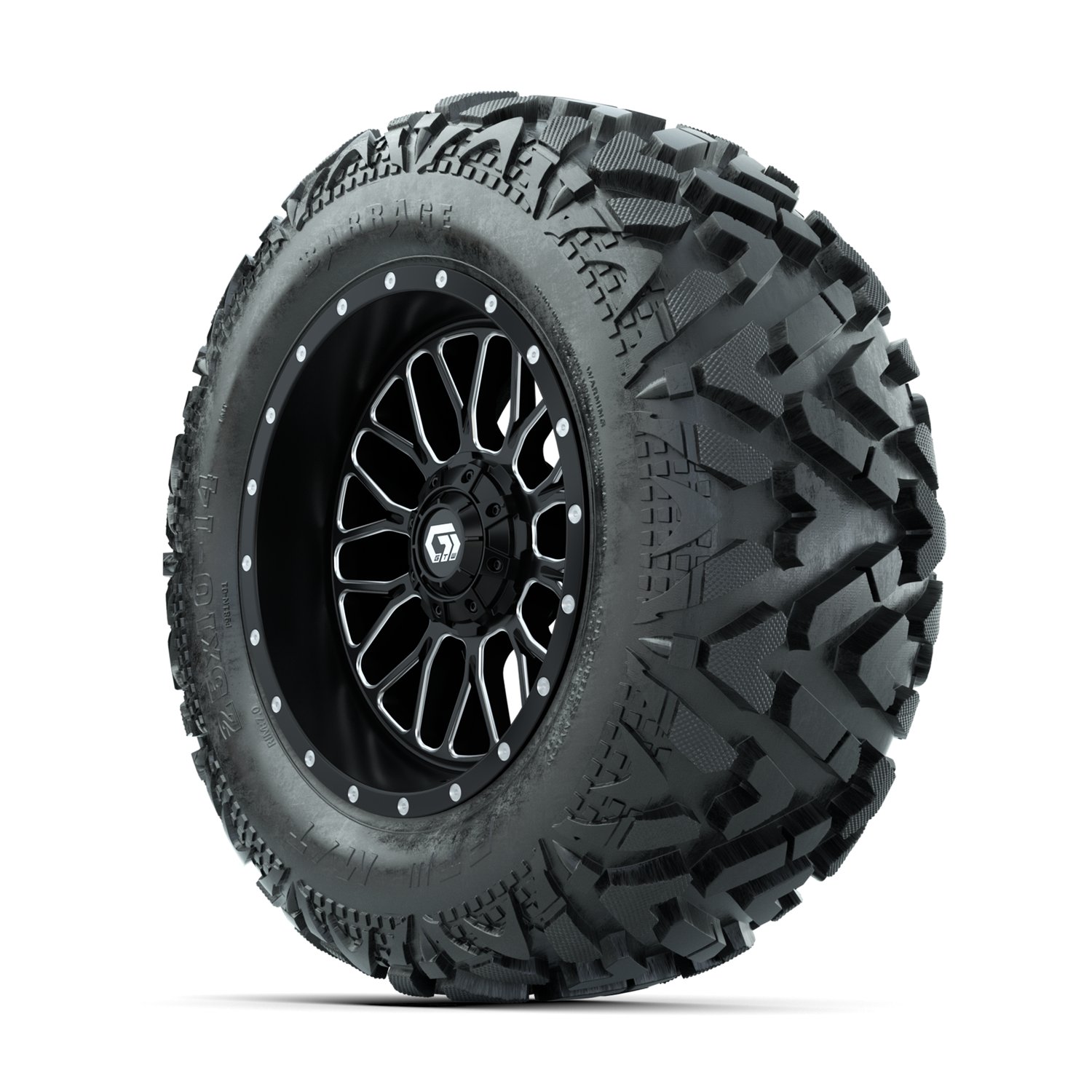 A19-2261 Helix / Machined & Black / Barrage