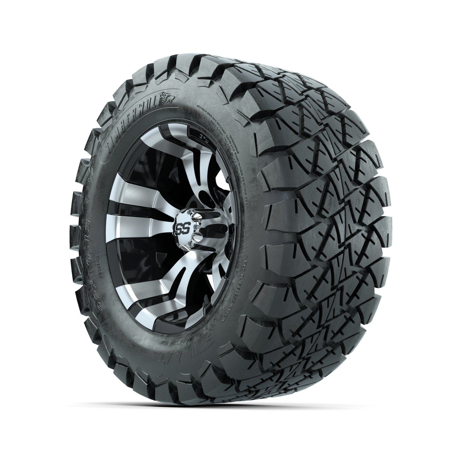 A19-371 Vampire / Machined & Black / Timberwolf