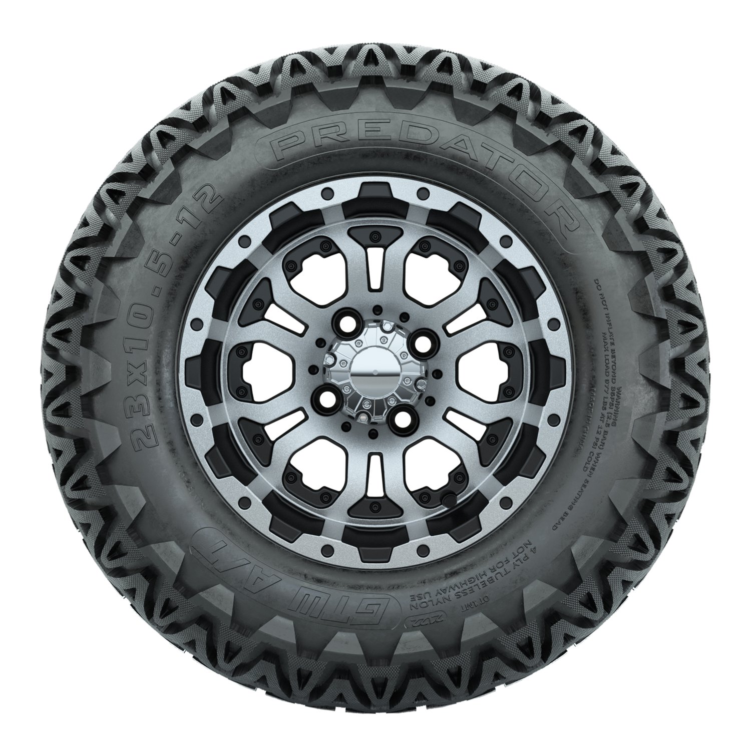 20-060 A19-513 Omega / Machined & Black / Predator