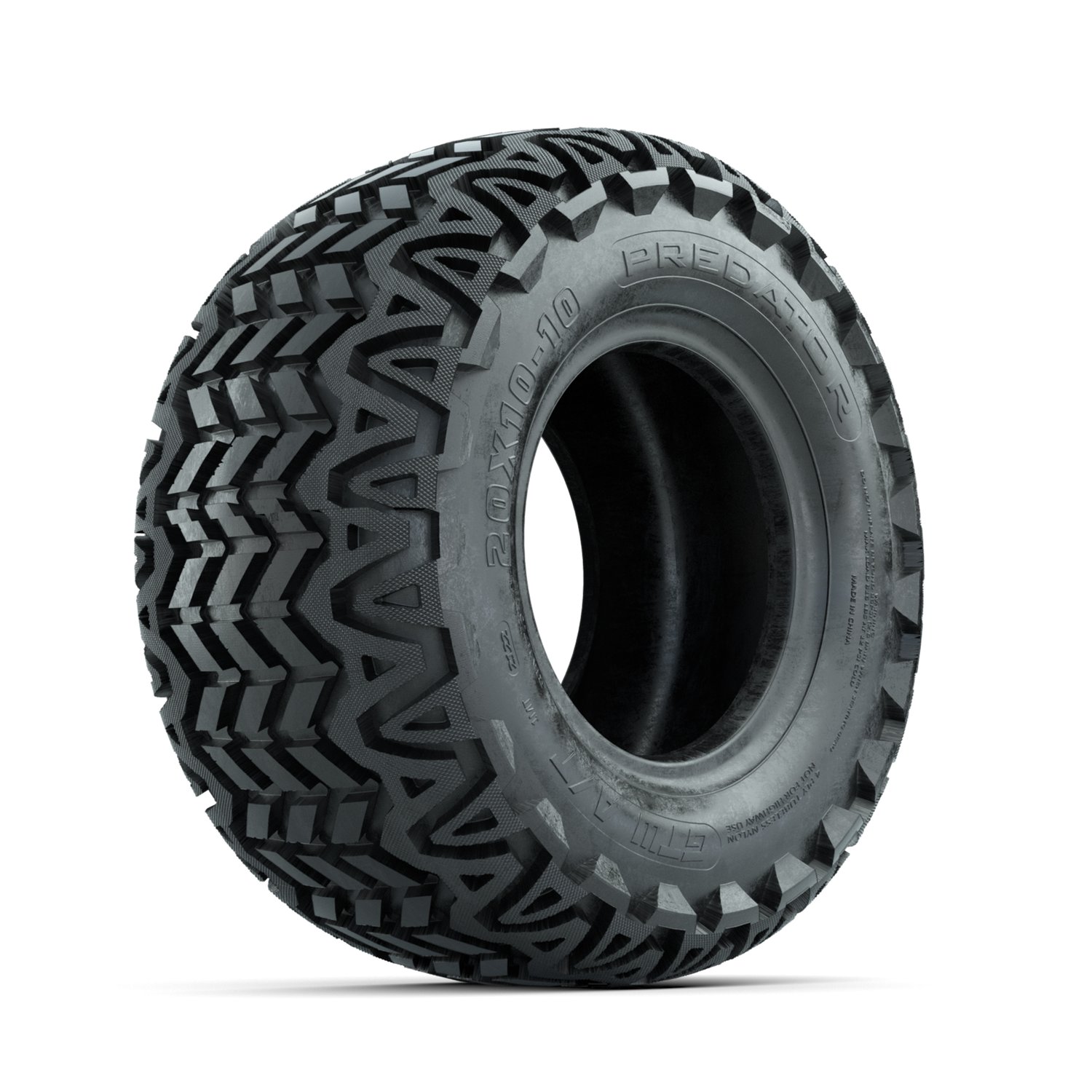 20-059 20x10-10 Predator AT 4PR profile mounted