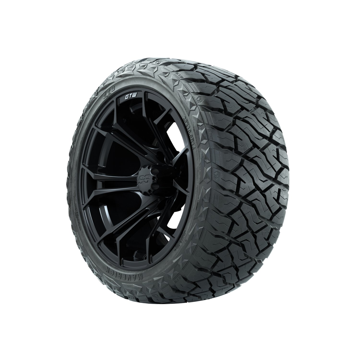 A19-1365 Spyder / Matte Black / Maverick 23"