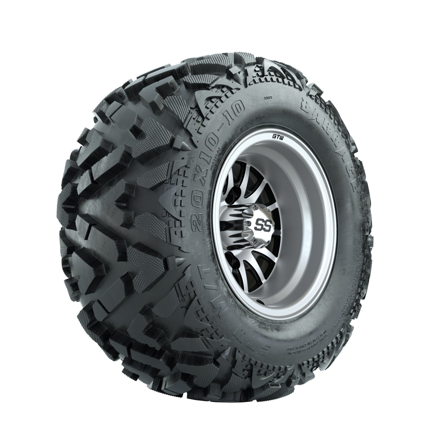 A19-1539 Medusa / Machined & Black / Barrage