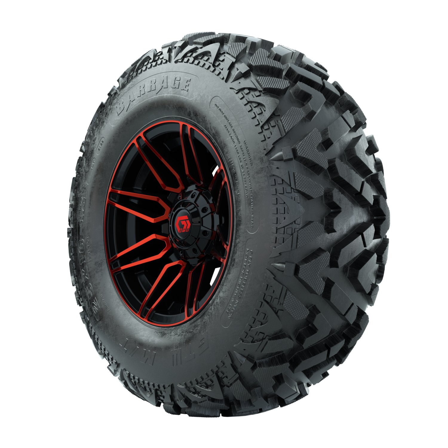 A19-2119 Stealth / Red & Black / Barrage