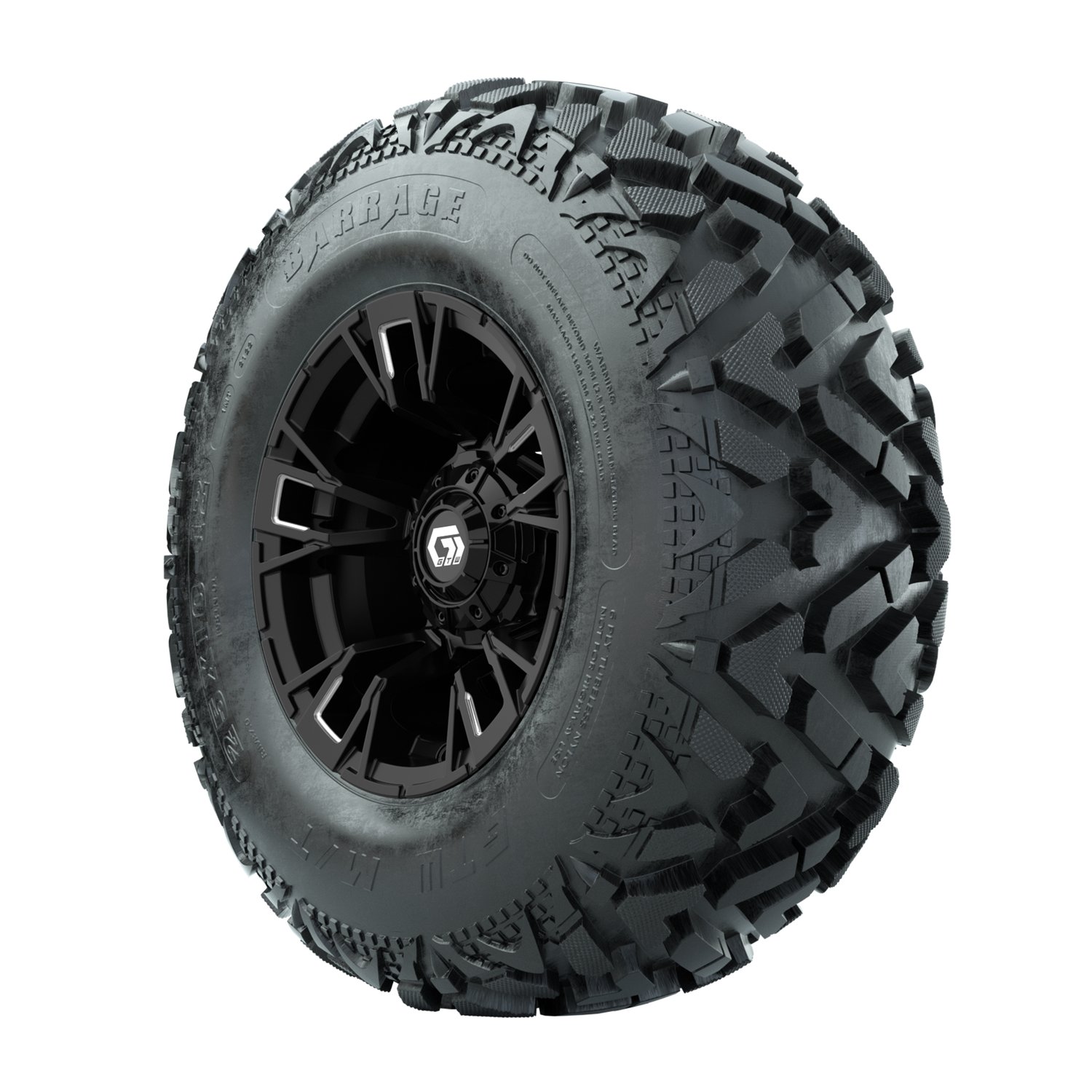 A19-2135 Vandal / Matte Black & Machined / Barrage