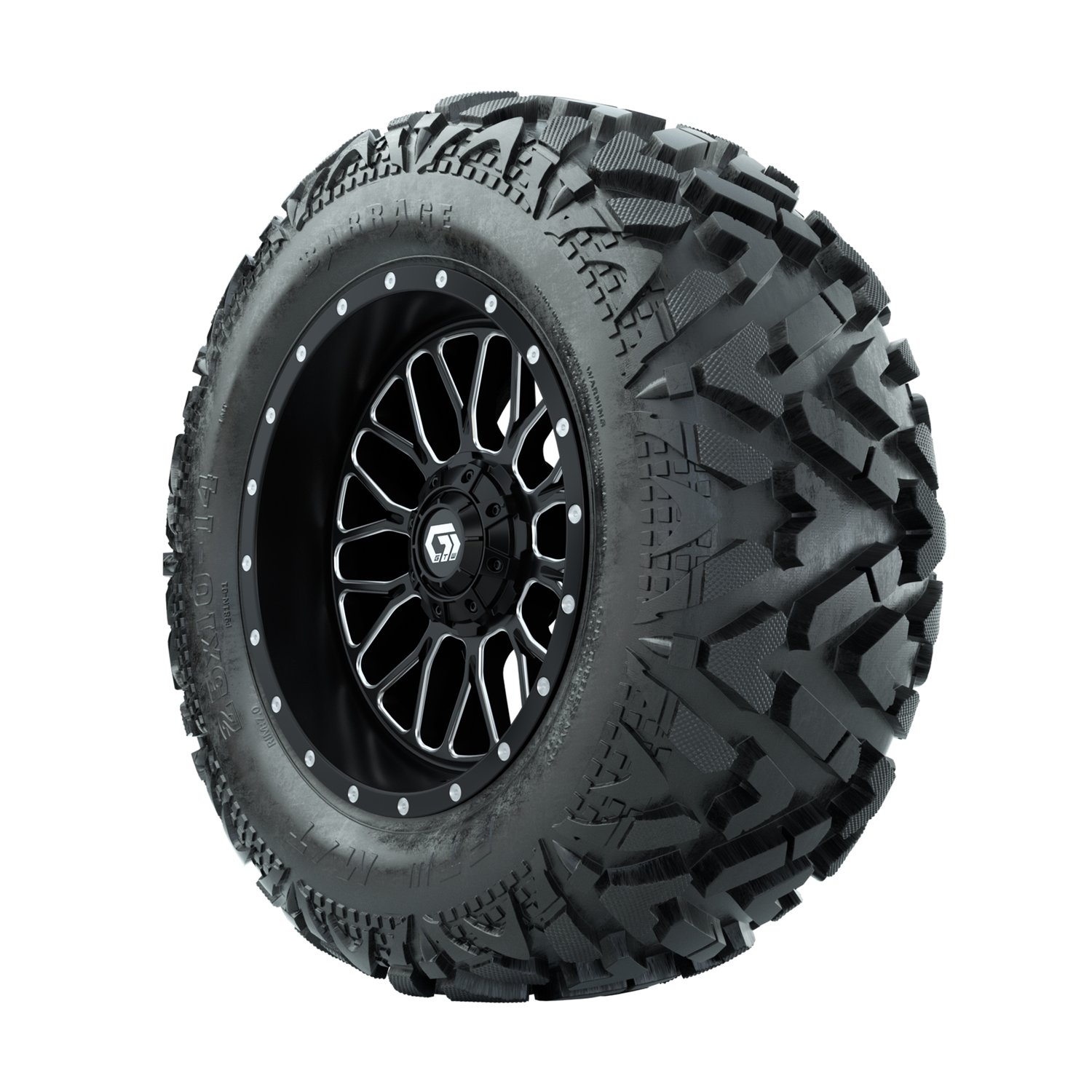 A19-2261 Helix / Machined & Black / Barrage