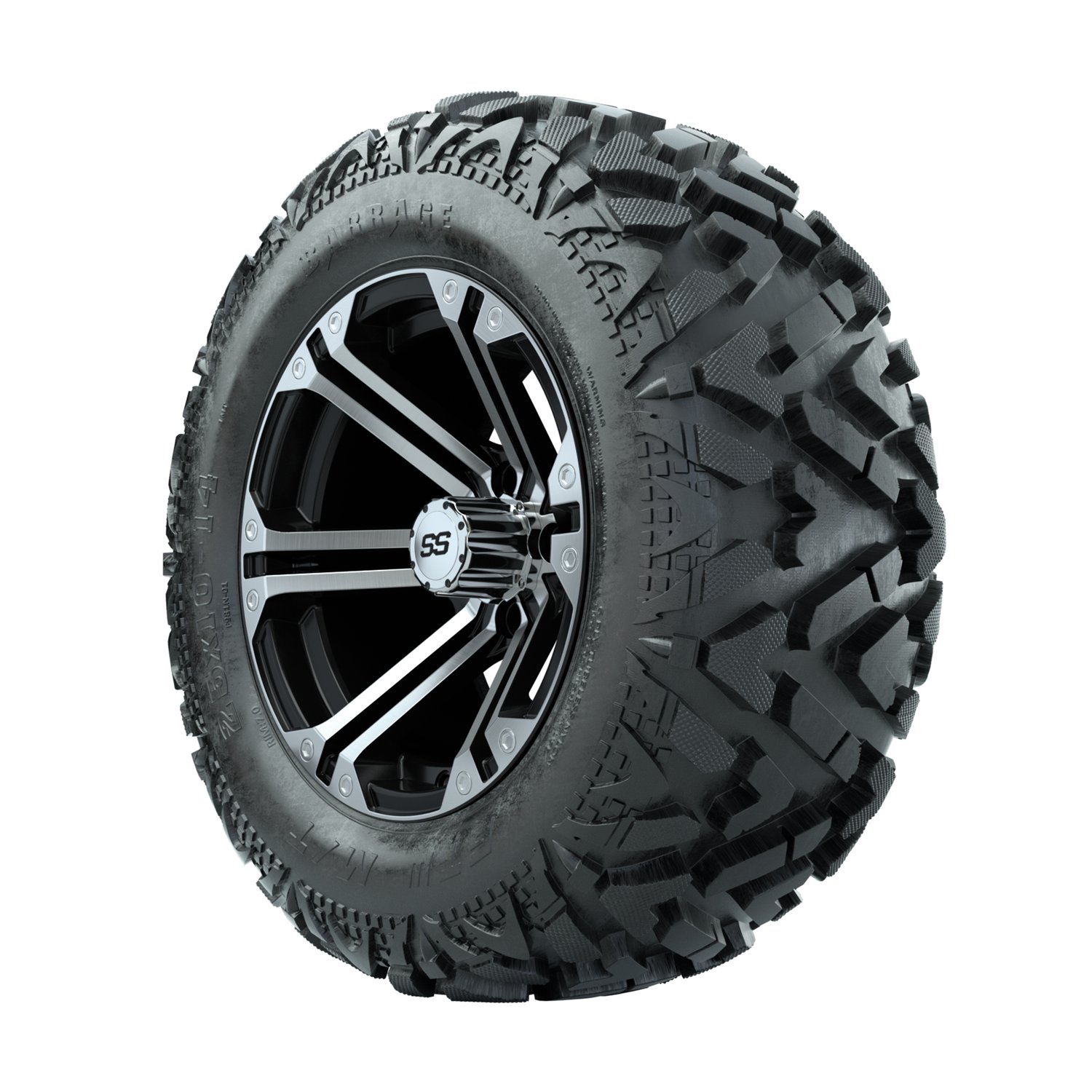 A19-2301 Specter / Machined & Black / Barrage