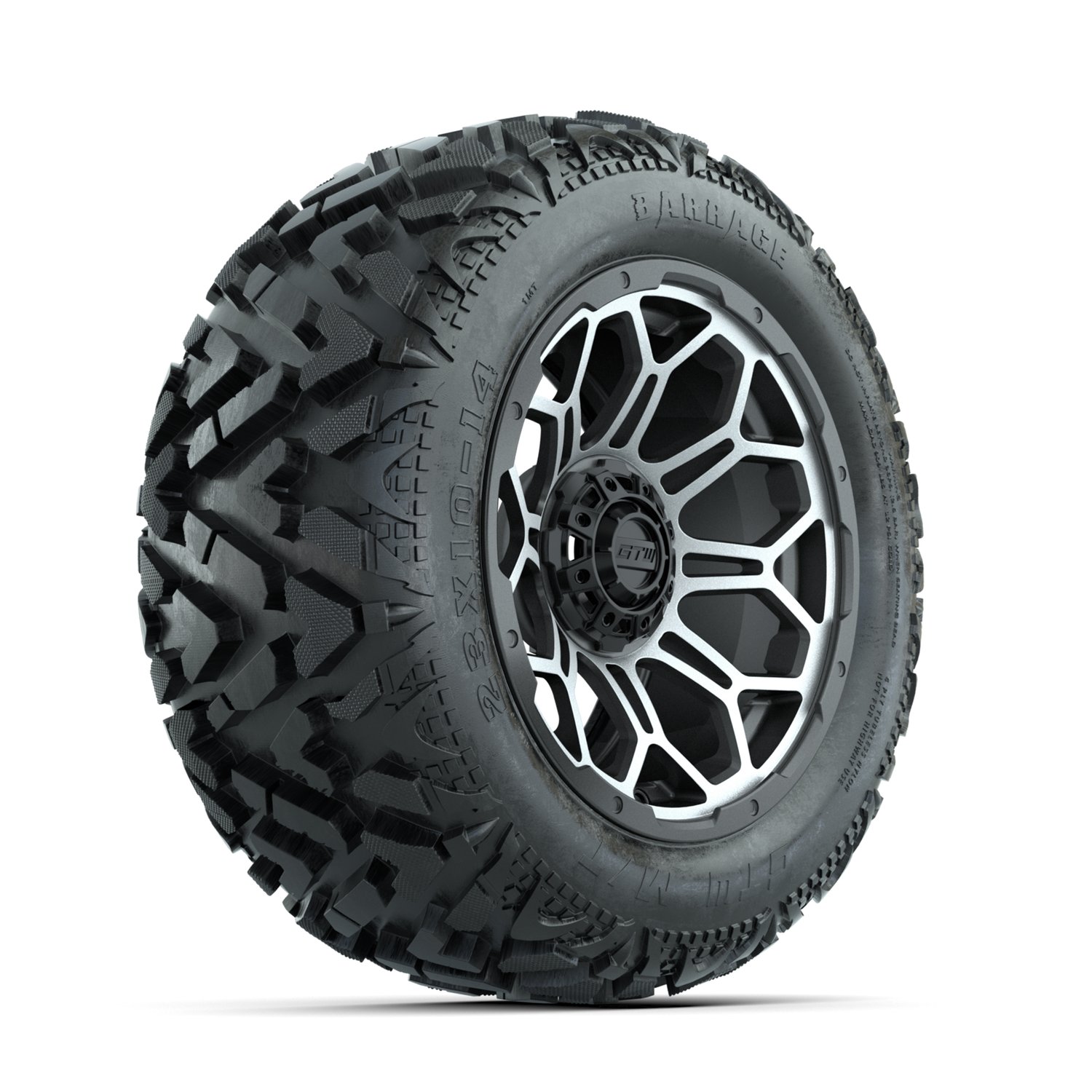 19-225 A19-2422 Bravo / Matte Gray & Machined / Barrage