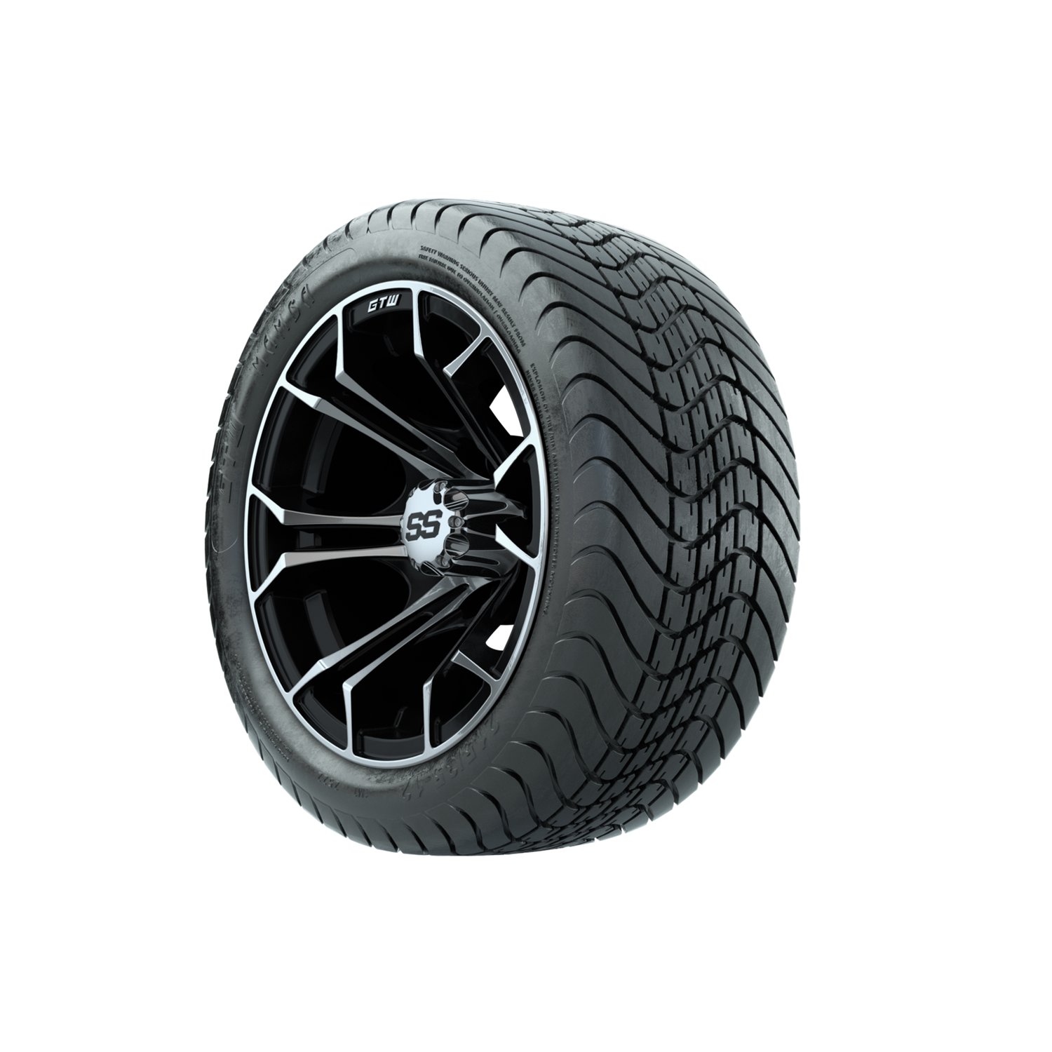 A19-378 Spyder / Machined & Black / Mamba