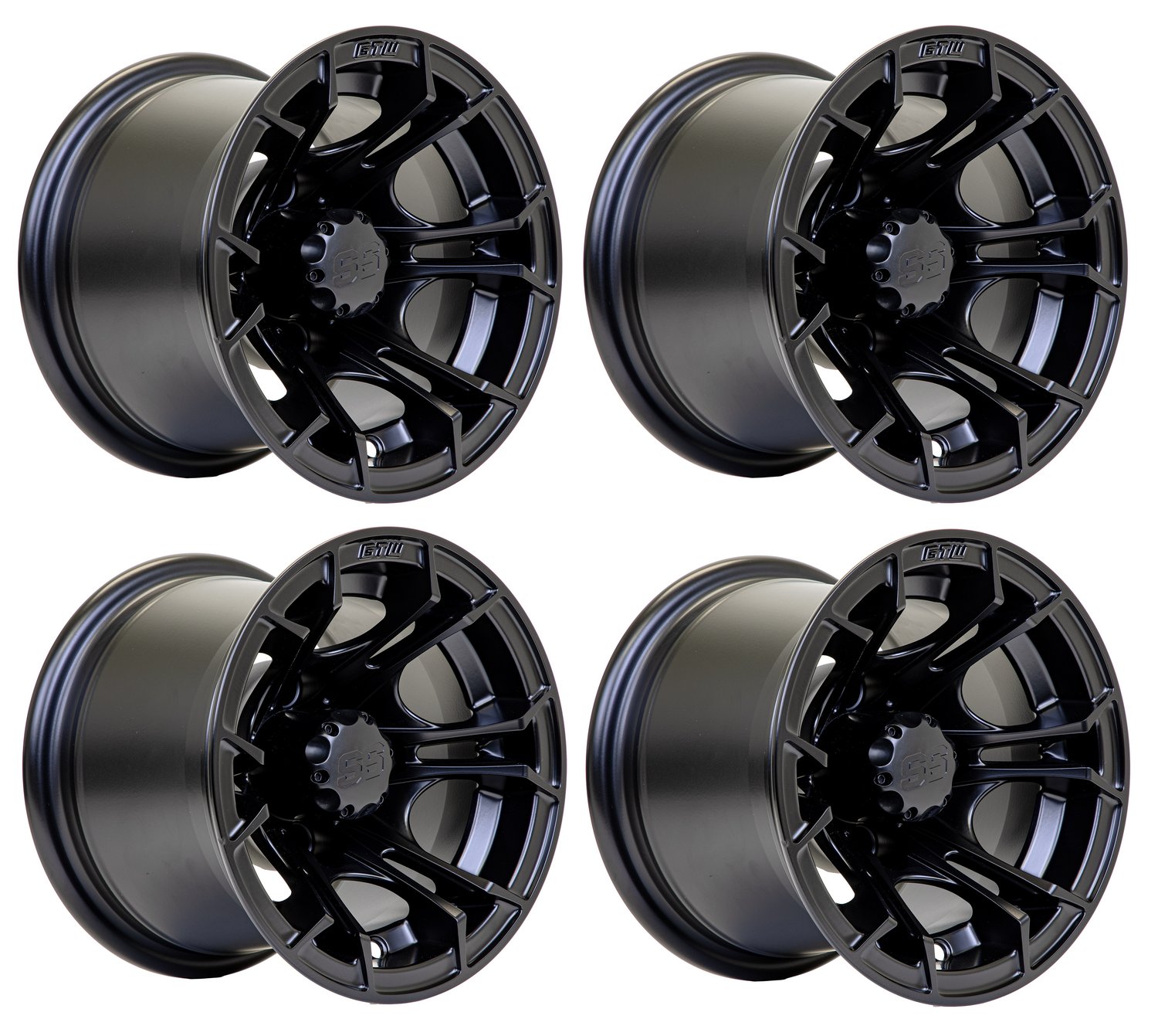 19-383 10" Spyder Wheel - Matte Black